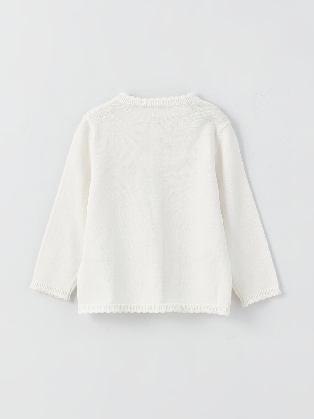 LCW baby Crew Neck Girls Knitted Cardigan -W31109Z1-FDW