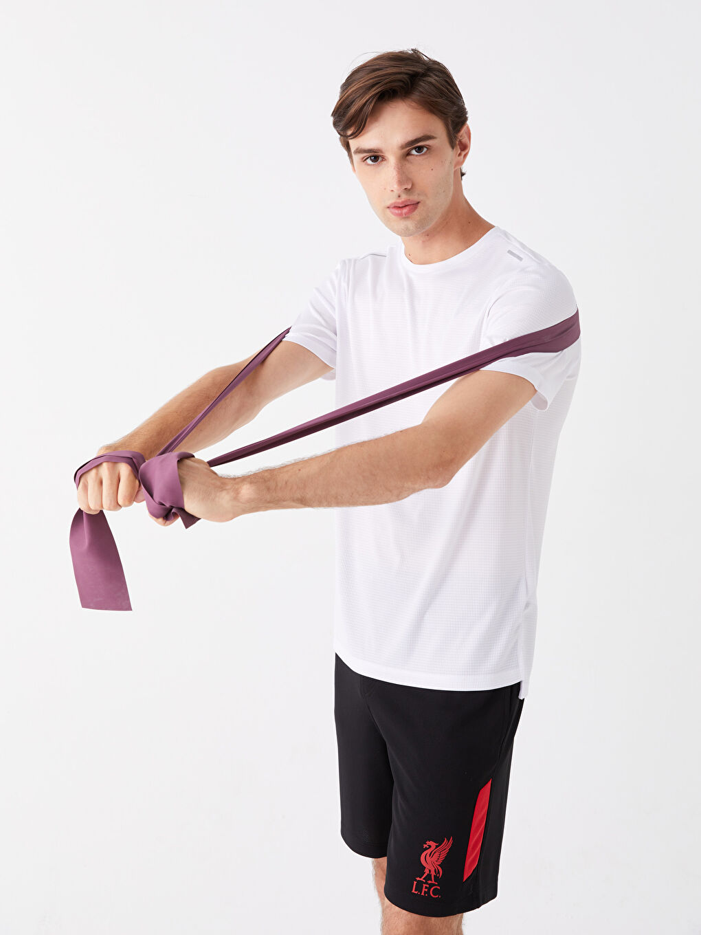 Crew Neck Short Sleeve Men's Sports T-Shirt