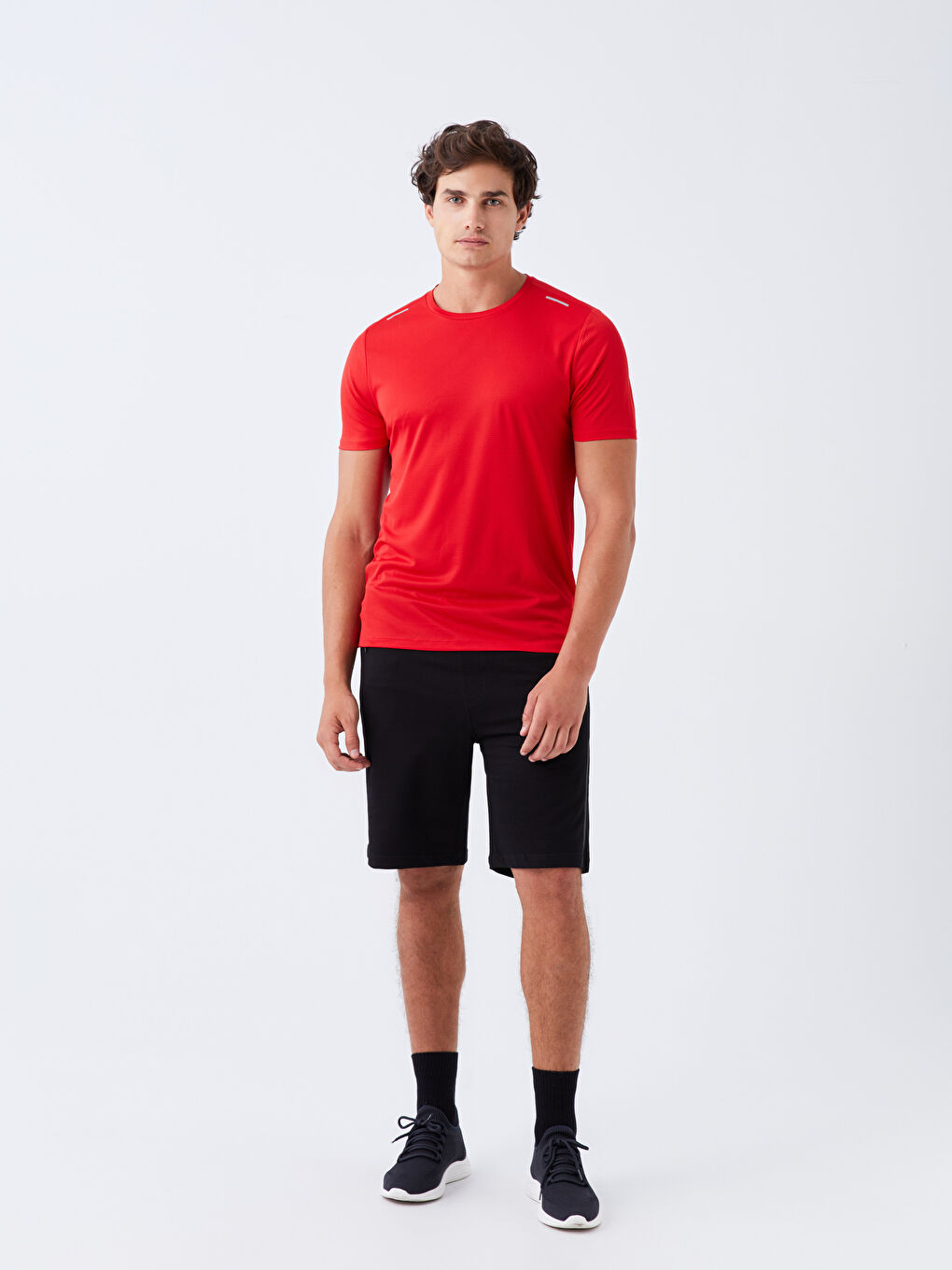 LCW SPORT Crew Neck Short Sleeve Men's Sports T-Shirt -W31116Z8-GZX