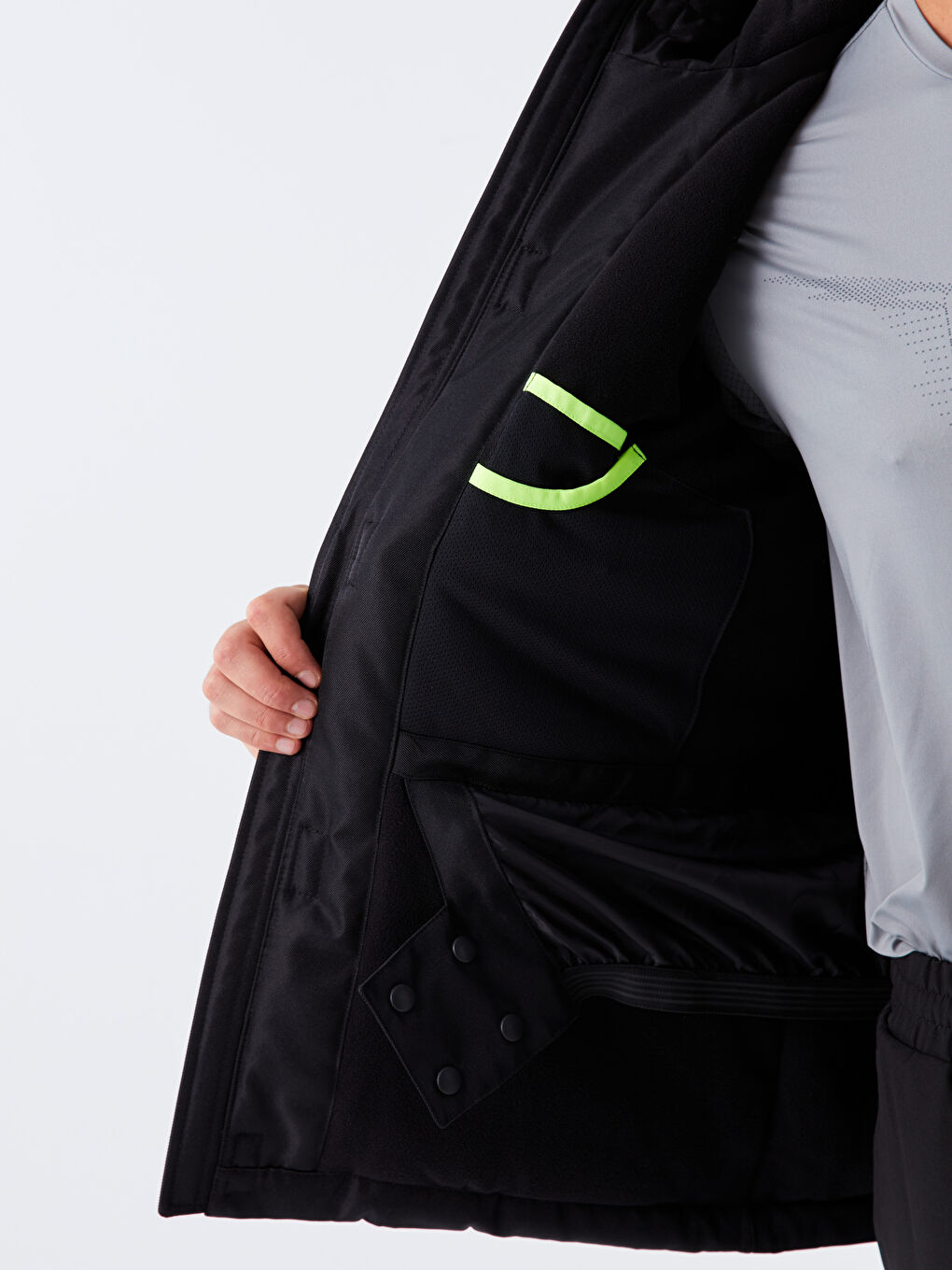 XSIDE ACTIVE Regular Fit Hooded Men's Ski Jacket -W31129Z8-CVL