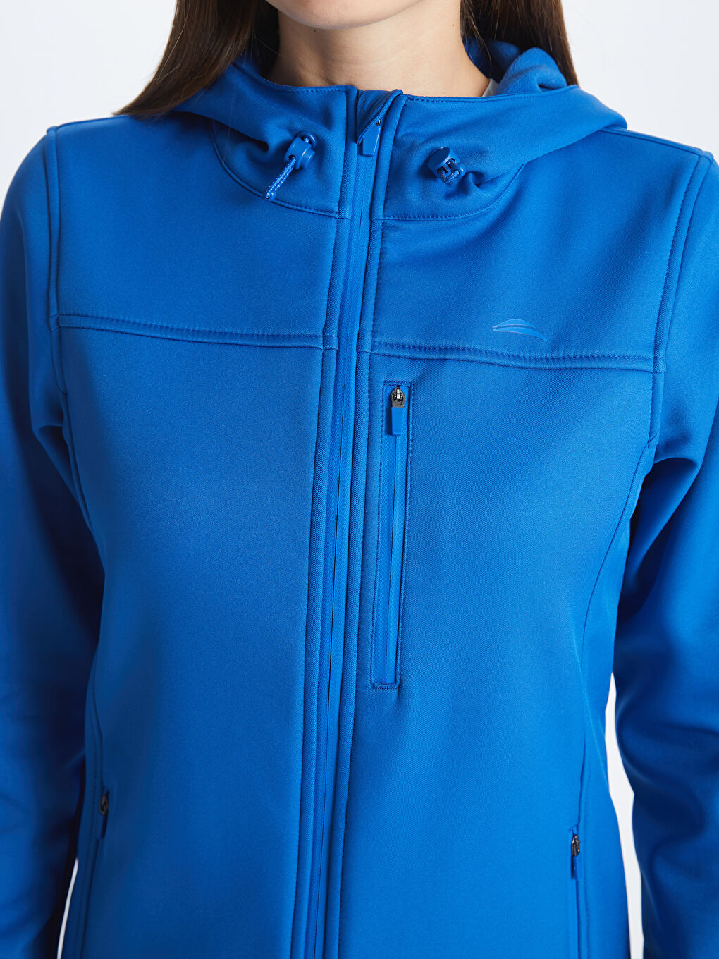 XSIDE ACTIVE Women's Hooded Reflector Printed Long Sleeve Coat -W31136Z8-HMM