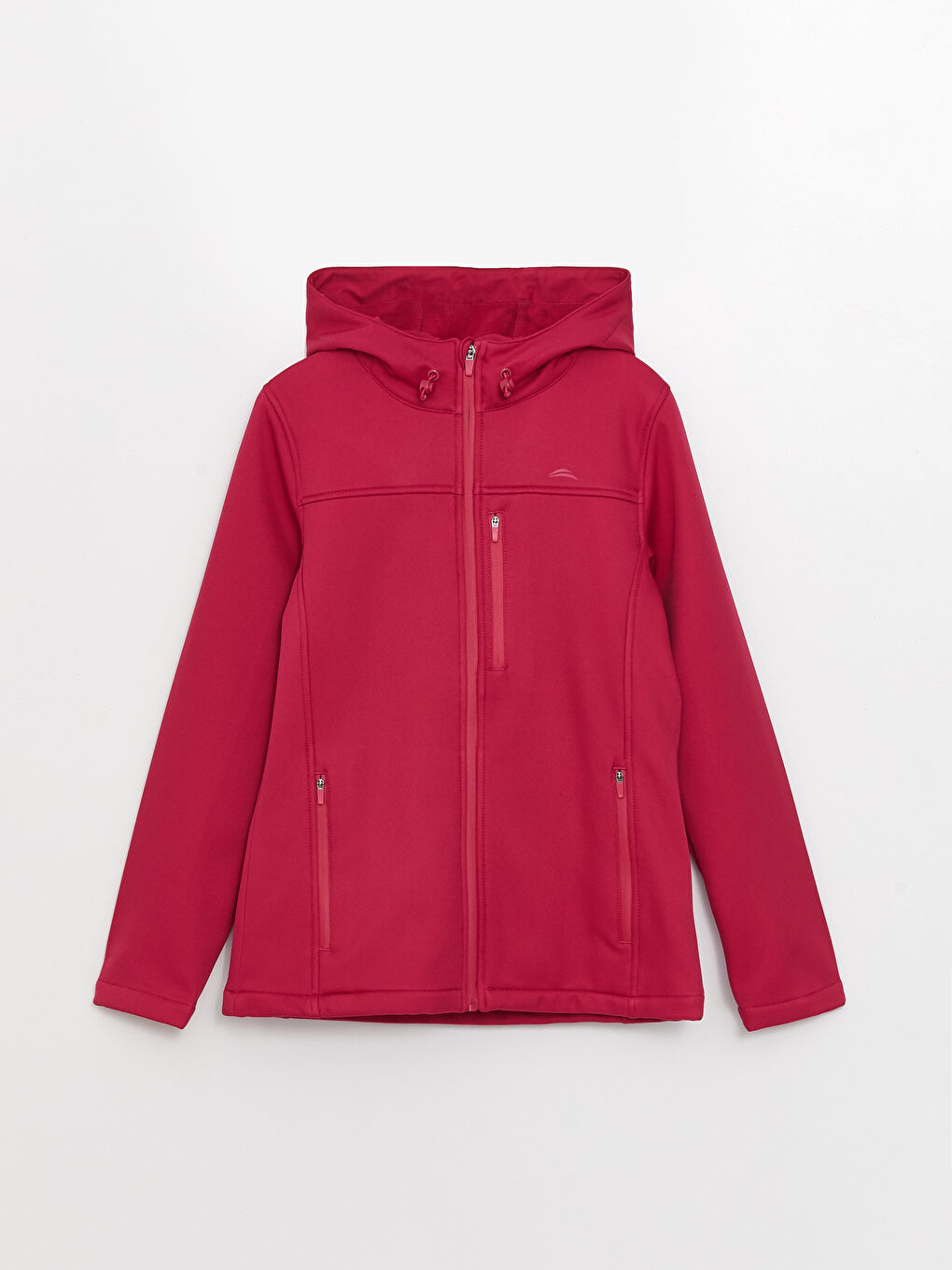 Women's Hooded Reflector Printed Long Sleeve Coat-6