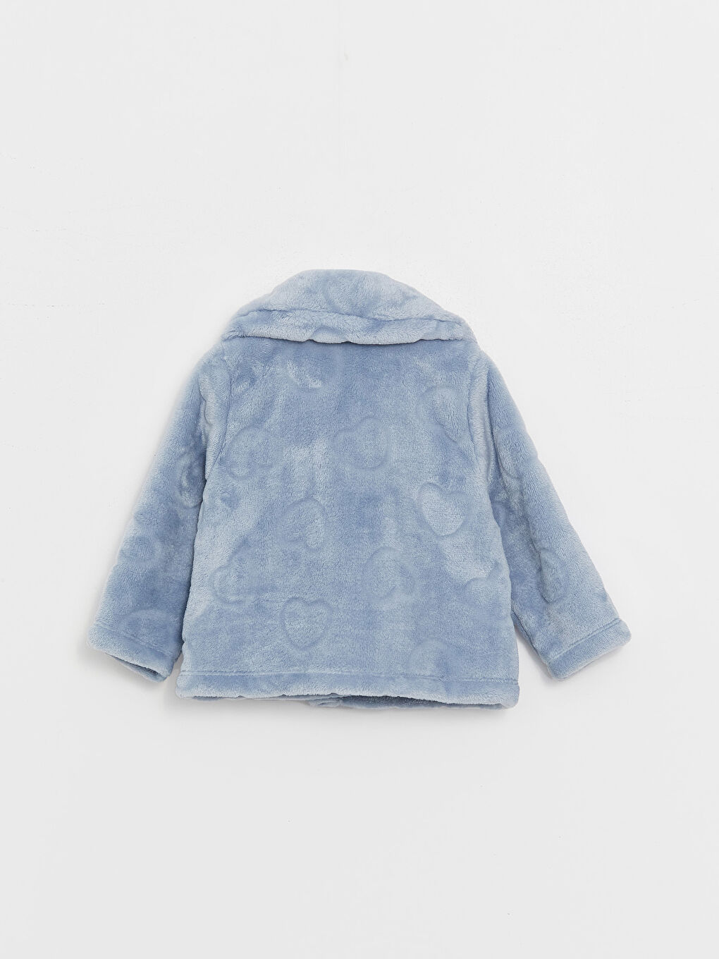 Long Sleeve Baby Girl Plush Coat-1