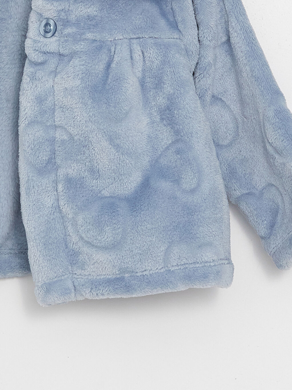 Long Sleeve Baby Girl Plush Coat-2