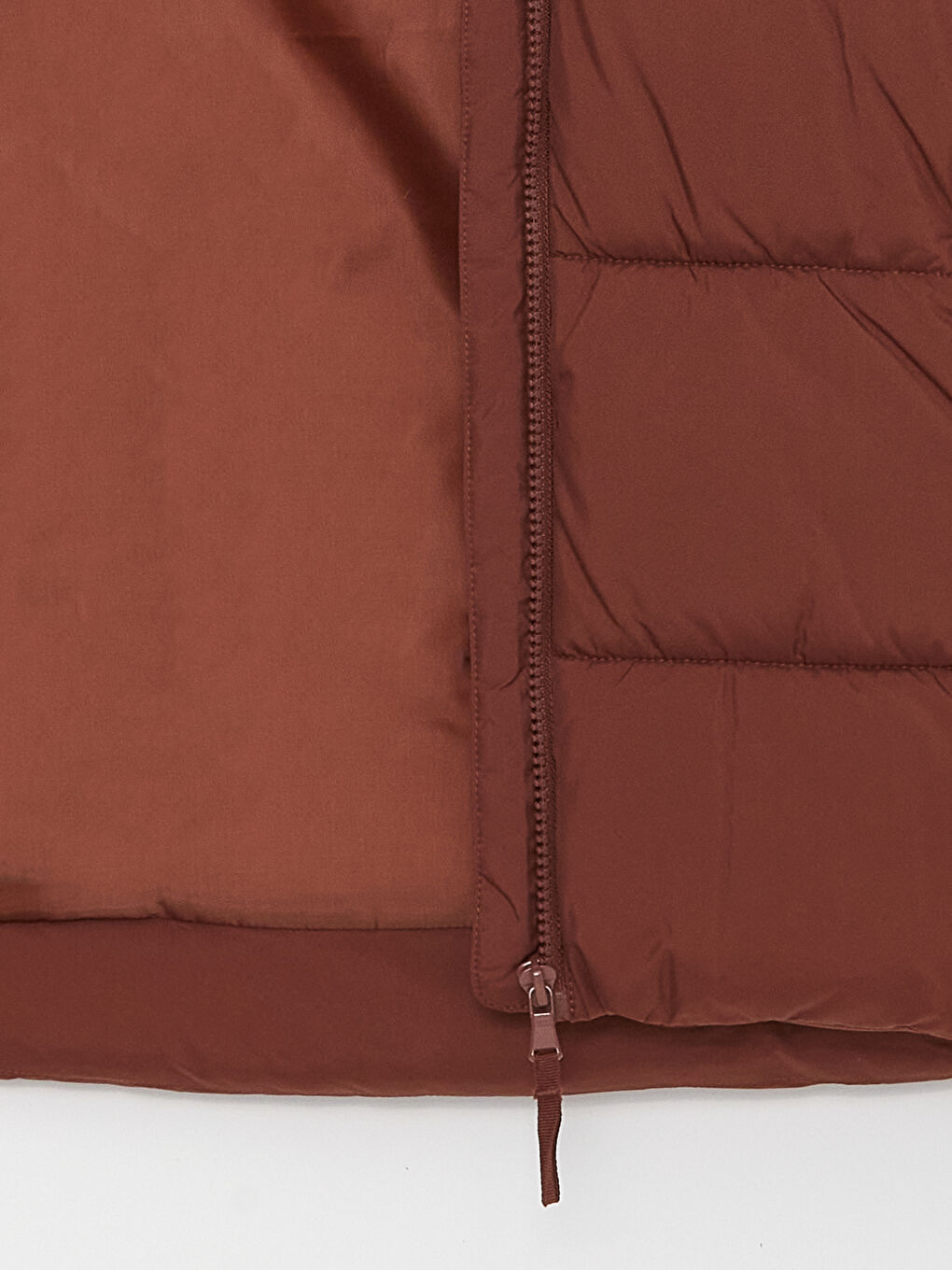 Women's Hooded Plain Puffer Coat-8