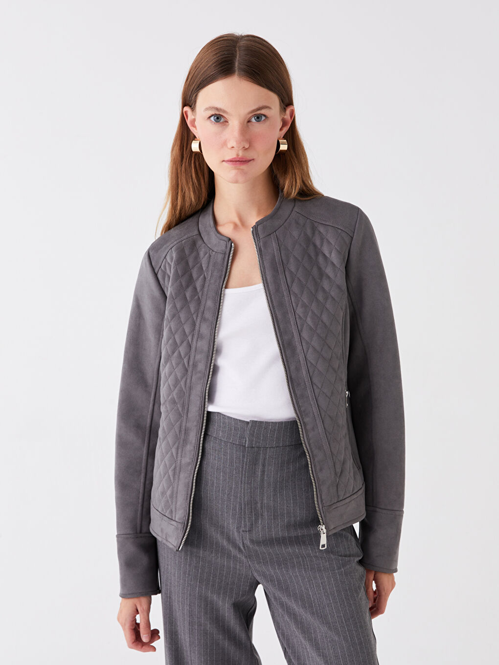 Woman GREY Jacket-1