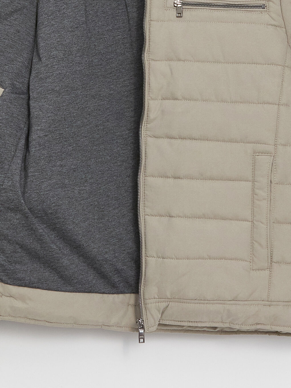 Standard Fit Funnel Neck Men's Puffer Coat-7