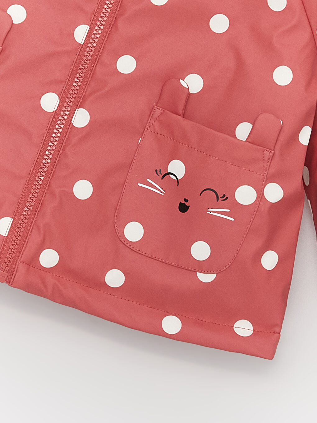 LC Waikiki Hooded Long Sleeve Baby Girl Coat -W31238Z1-LQV