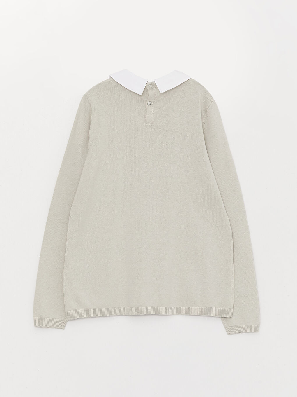 Peter Pan Collar Girls' Knit Sweater-1