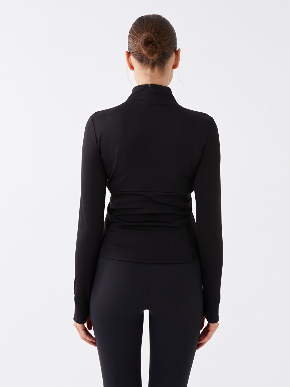 XSIDE ACTIVE Women's Funnel Neck Plain Zip-Up Sweatshirt -W31312Z8-CVL
