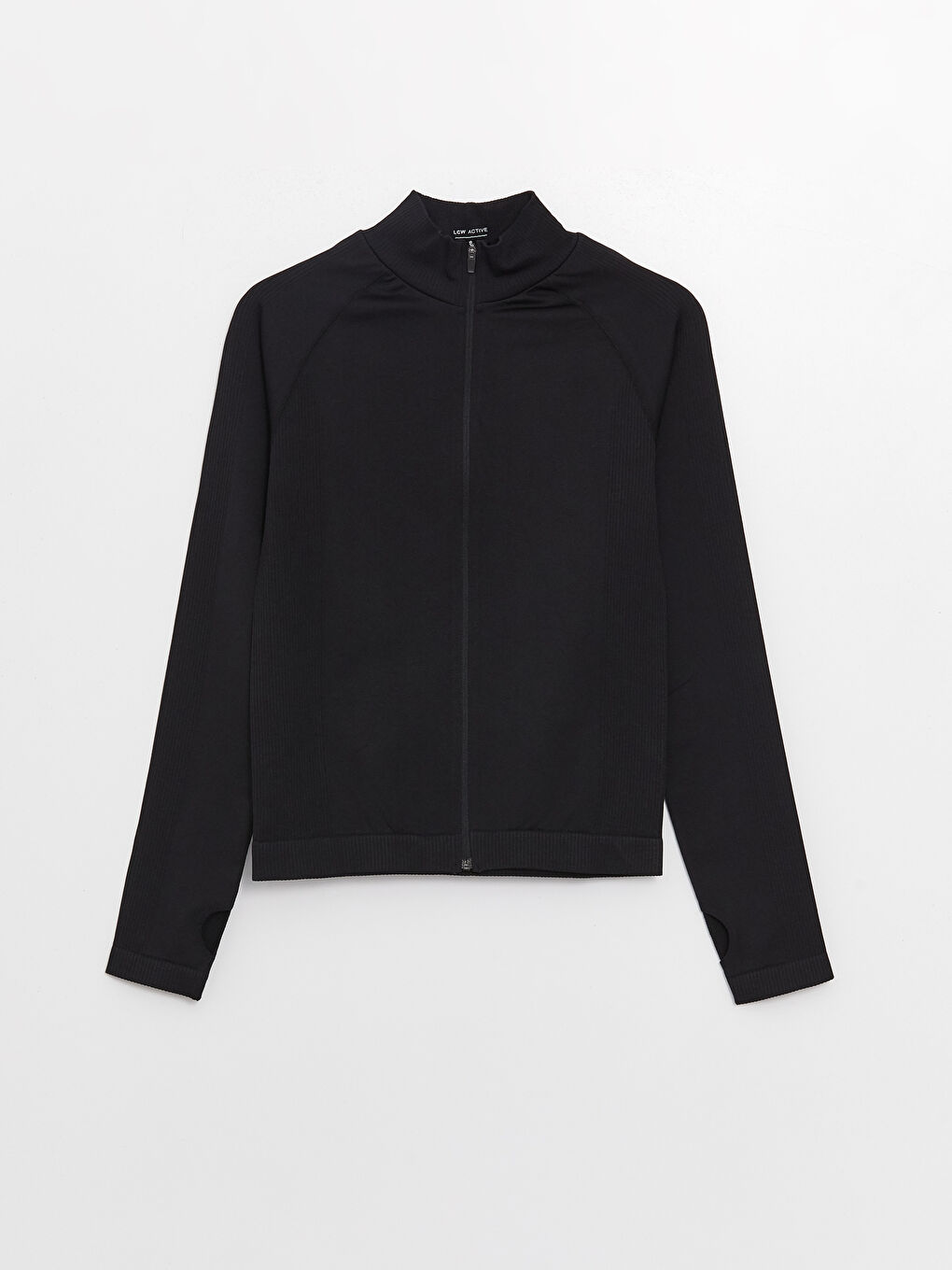 XSIDE ACTIVE Dik Yaka Düz Uzun Kollu Kadın Dikişsiz Spor Hırka -W31319Z8-CVL