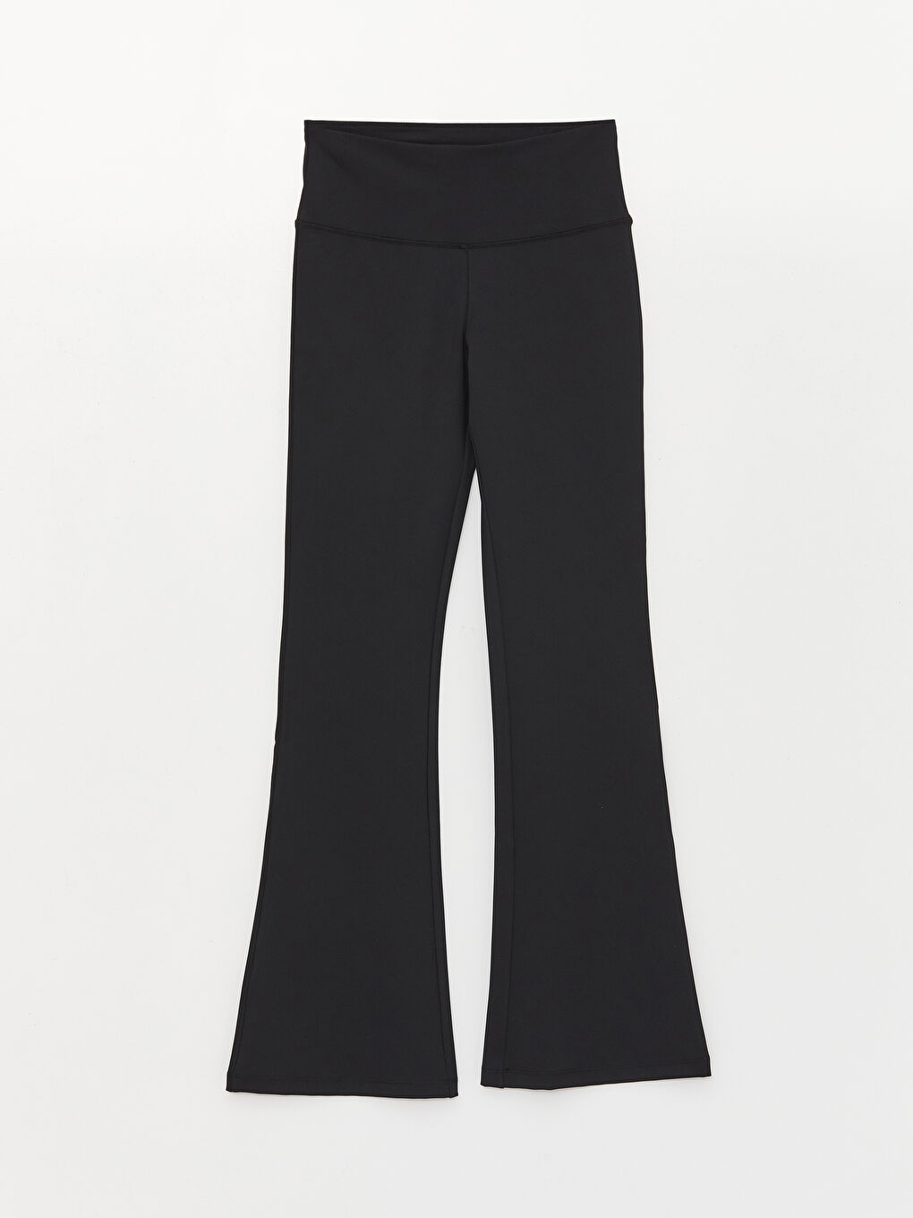 Colanți Pantaloni cu Talie Elastică și Picior Spaniol pentru Femei-5