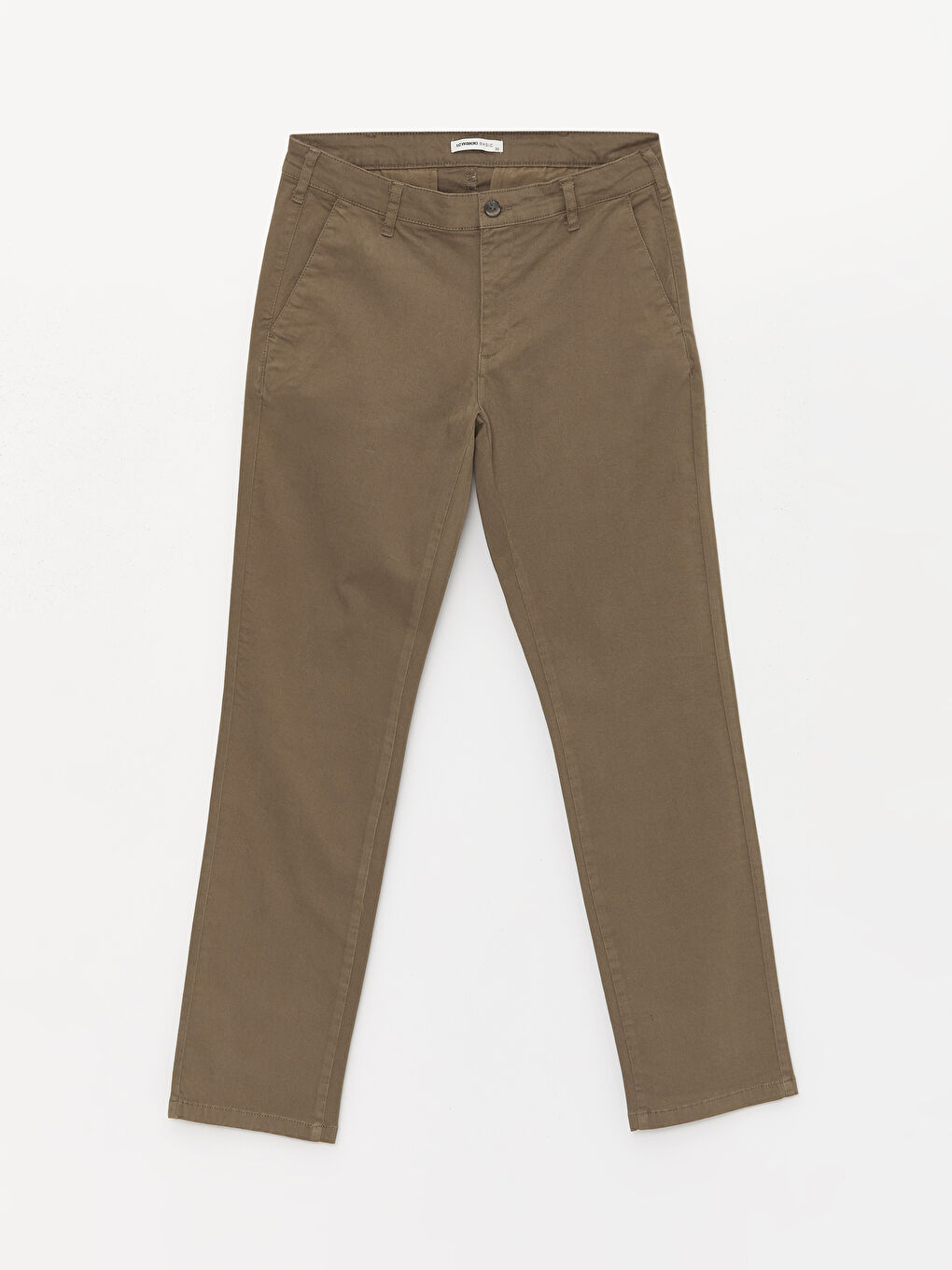 LCWAIKIKI Classic Açık Kahverengi Standart Kalıp Erkek Chino Pantolon - 4