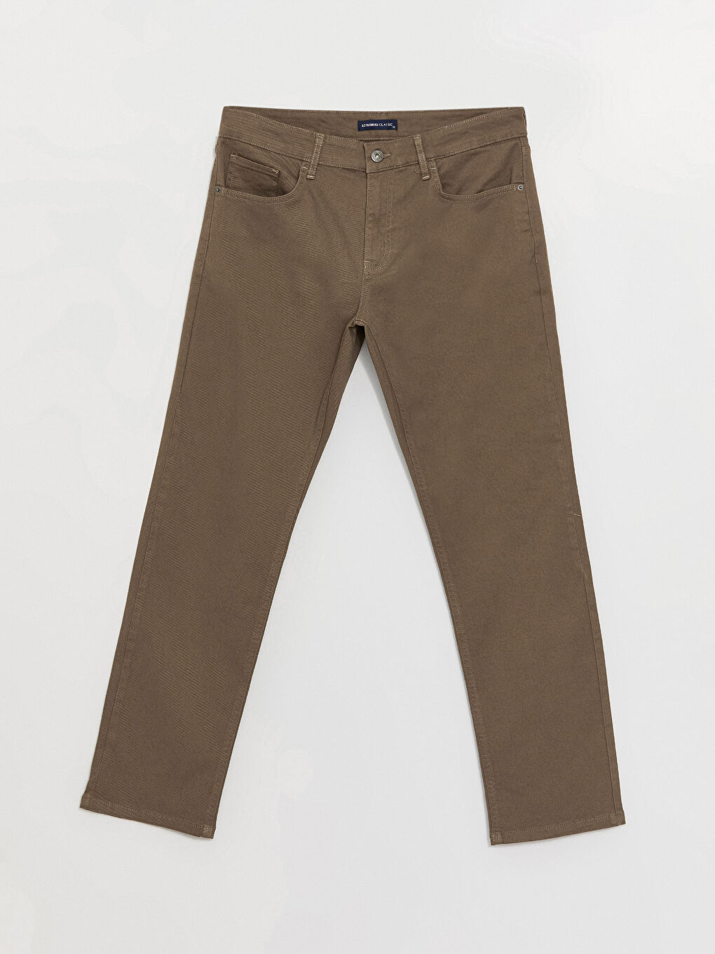 LCWAIKIKI Classic Kahverengi Standart Kalıp Chino Pantolon - 4