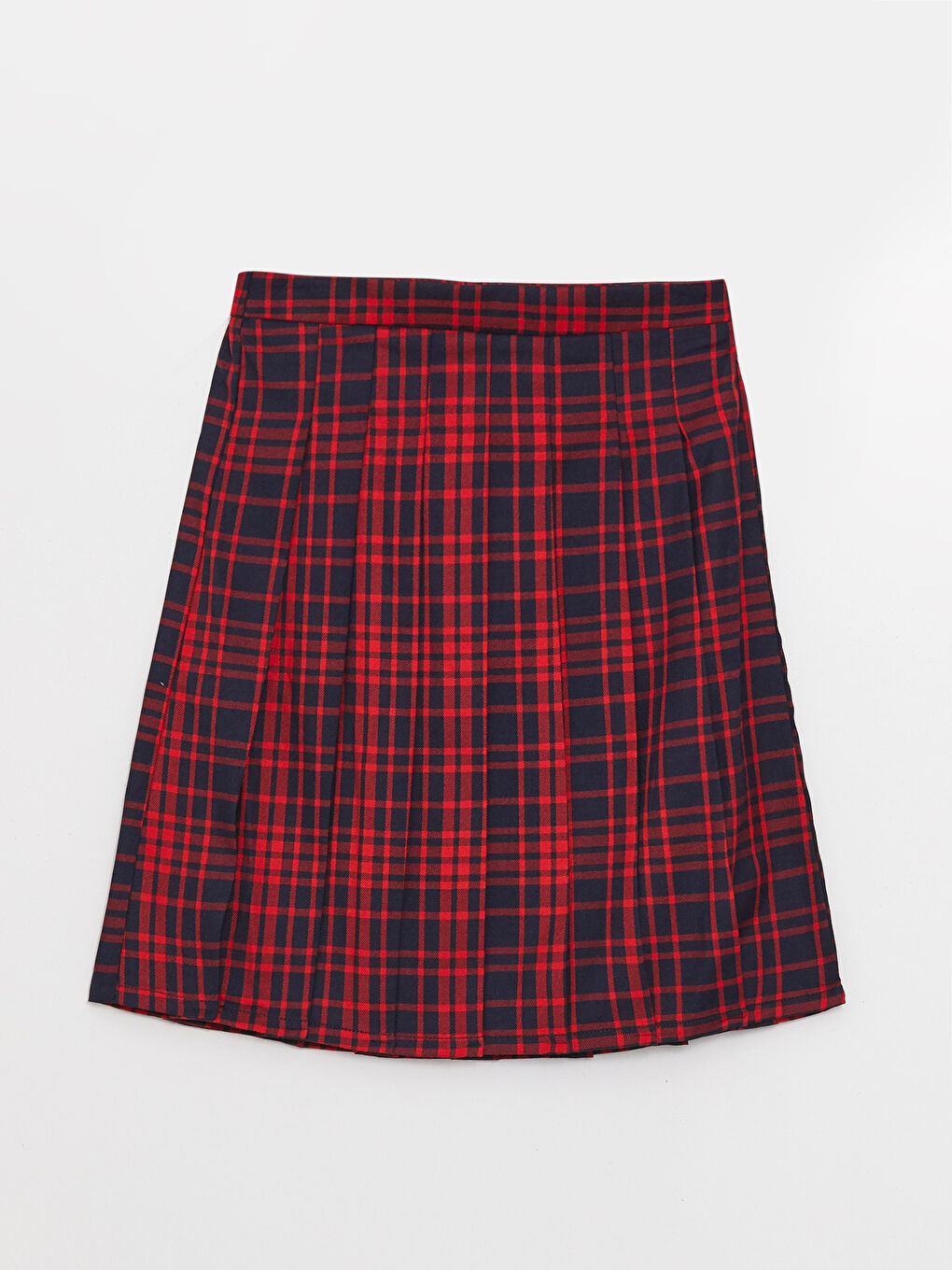 LCW Kids Elastischer Bund Karo Mädchenrock -W31354Z4-LN6