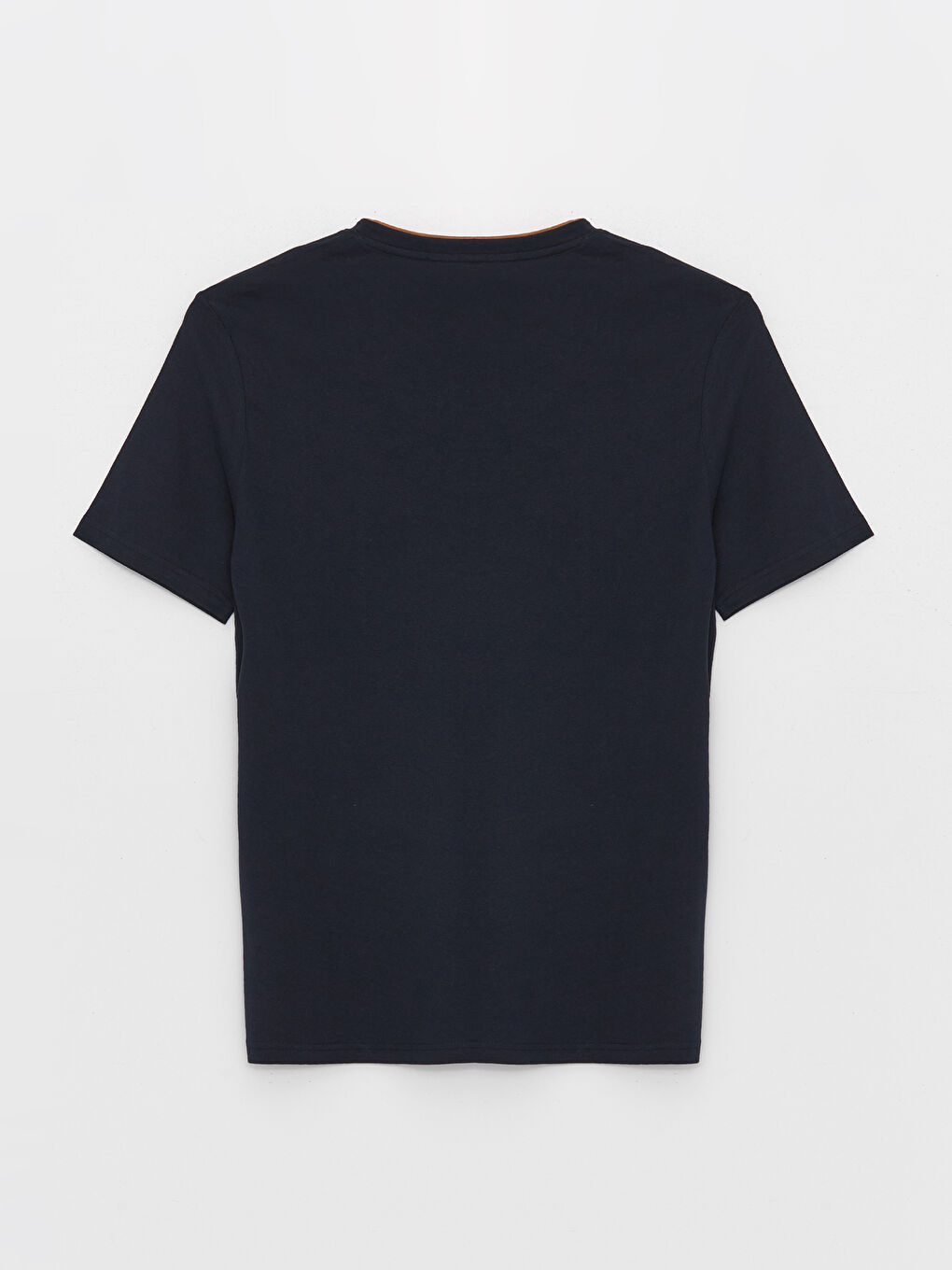 Crew Neck Short Sleeve Printed Combed Cotton Men's T-shirt-6