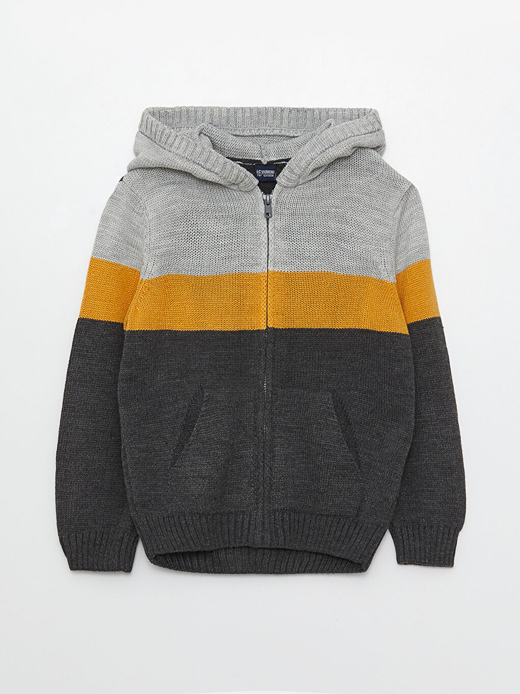 کاردیگان تریكۆ کڵاودار قۆڵ درێژ قوماشی دوو یان سێ ڕەنگی زەق بۆ کوڕان