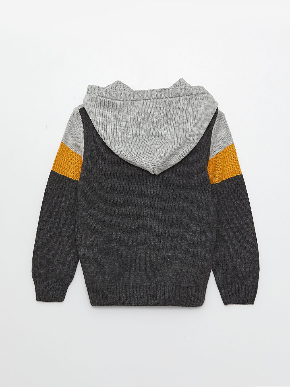 کاردیگان تریكۆ کڵاودار قۆڵ درێژ قوماشی دوو یان سێ ڕەنگی زەق بۆ کوڕان-1