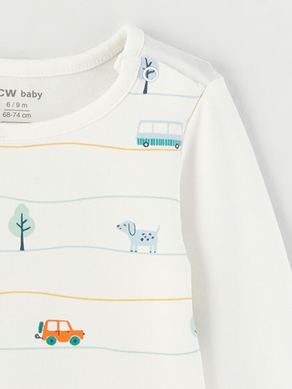 Crew Neck Long Sleeve Baby Boy 3 Piece Set-2