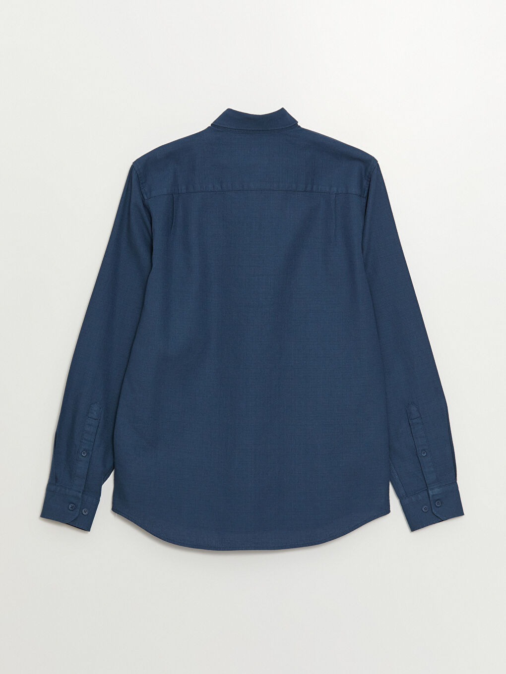 İndigo Regular Fit Uzun Kollu Poplin Erkek Gömlek-6