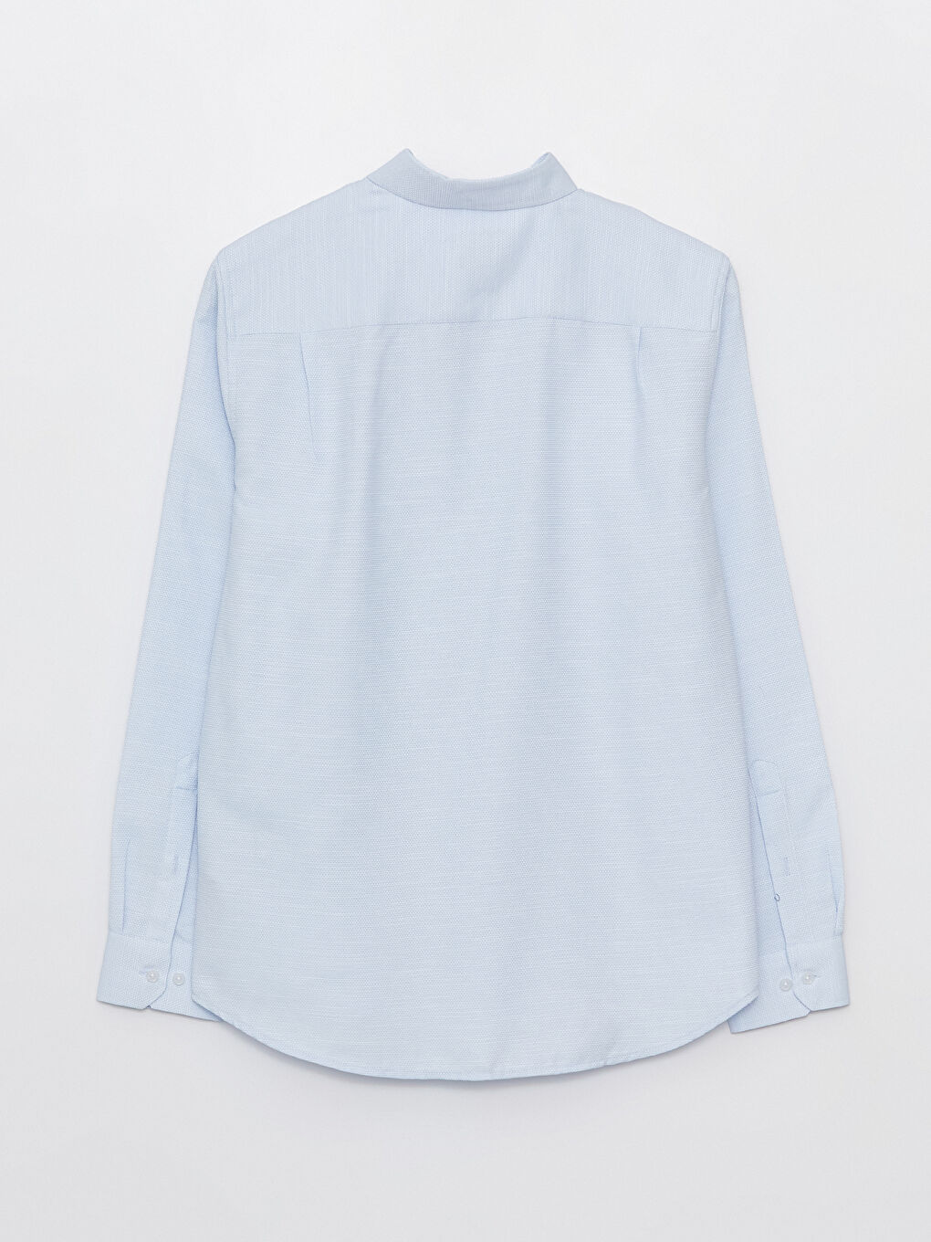 Mavi Regular Fit Uzun Kollu Armürlü Erkek Gömlek-5