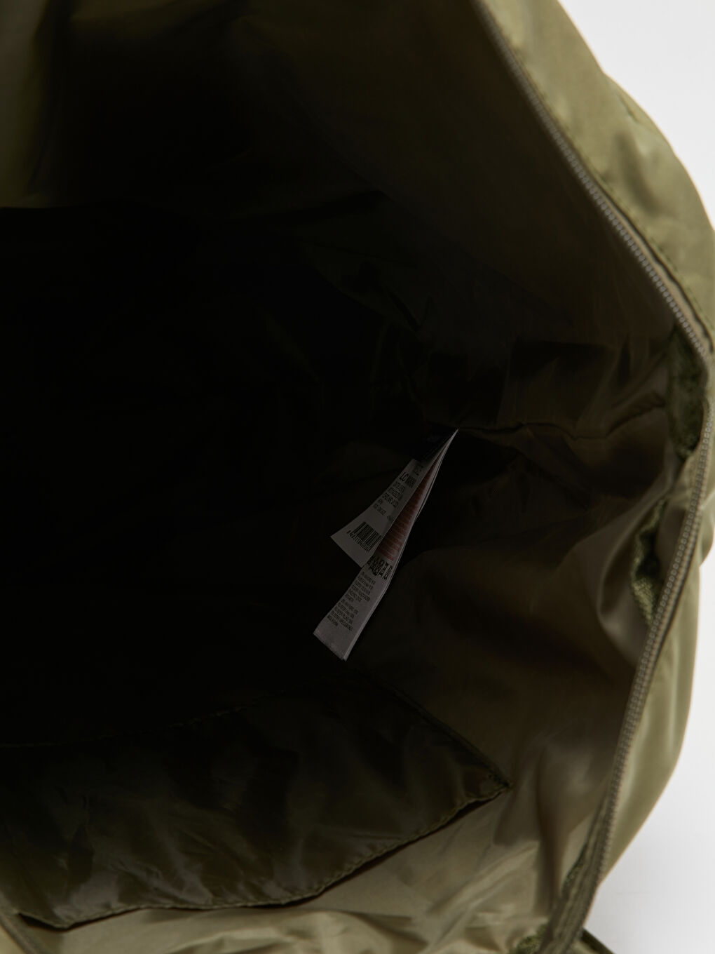 Haki Kapitone Desenli Kol Çantası-5