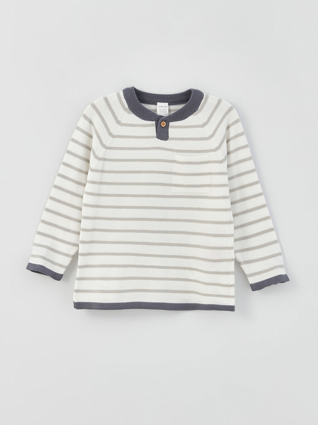 Crew Neck Striped Baby Boys' Knitwear Sweater-2