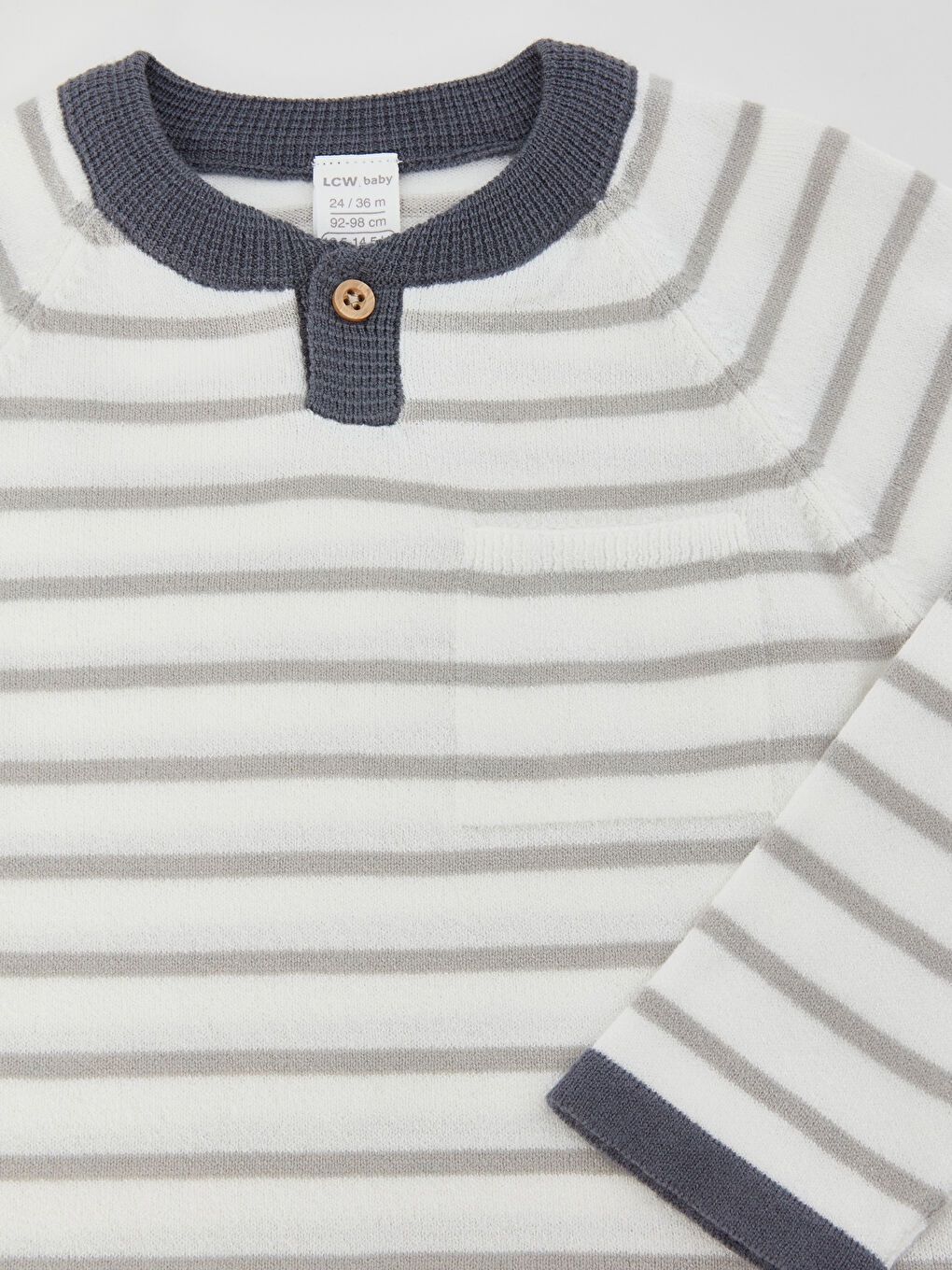Crew Neck Striped Baby Boys' Knitwear Sweater-3
