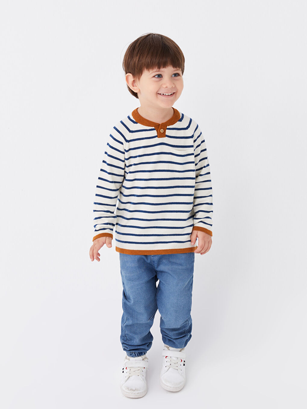 Dječak TAMNO PLAVA Džemper -1