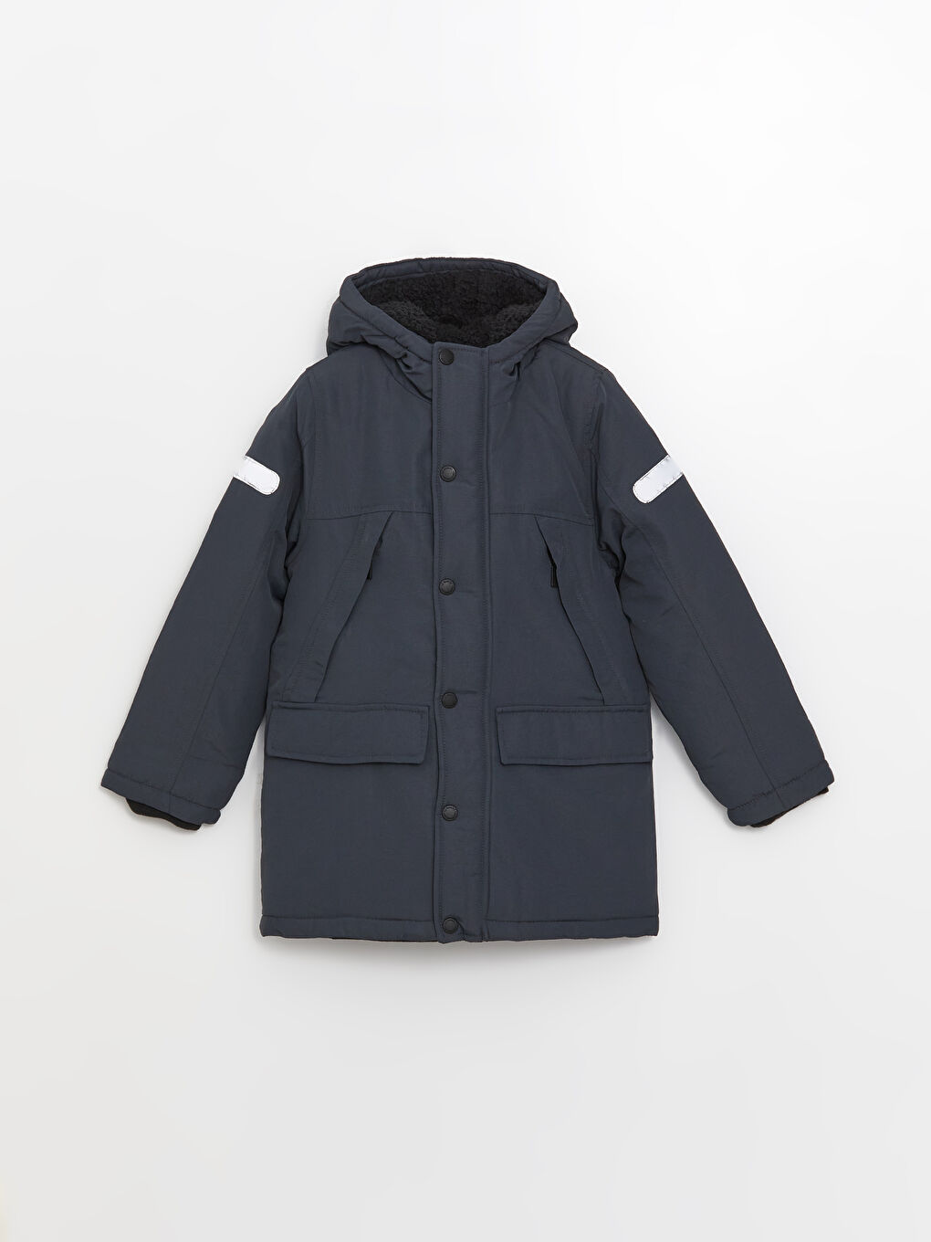 LC Waikiki Hooded Boys' Coat -W31457Z4-HKS