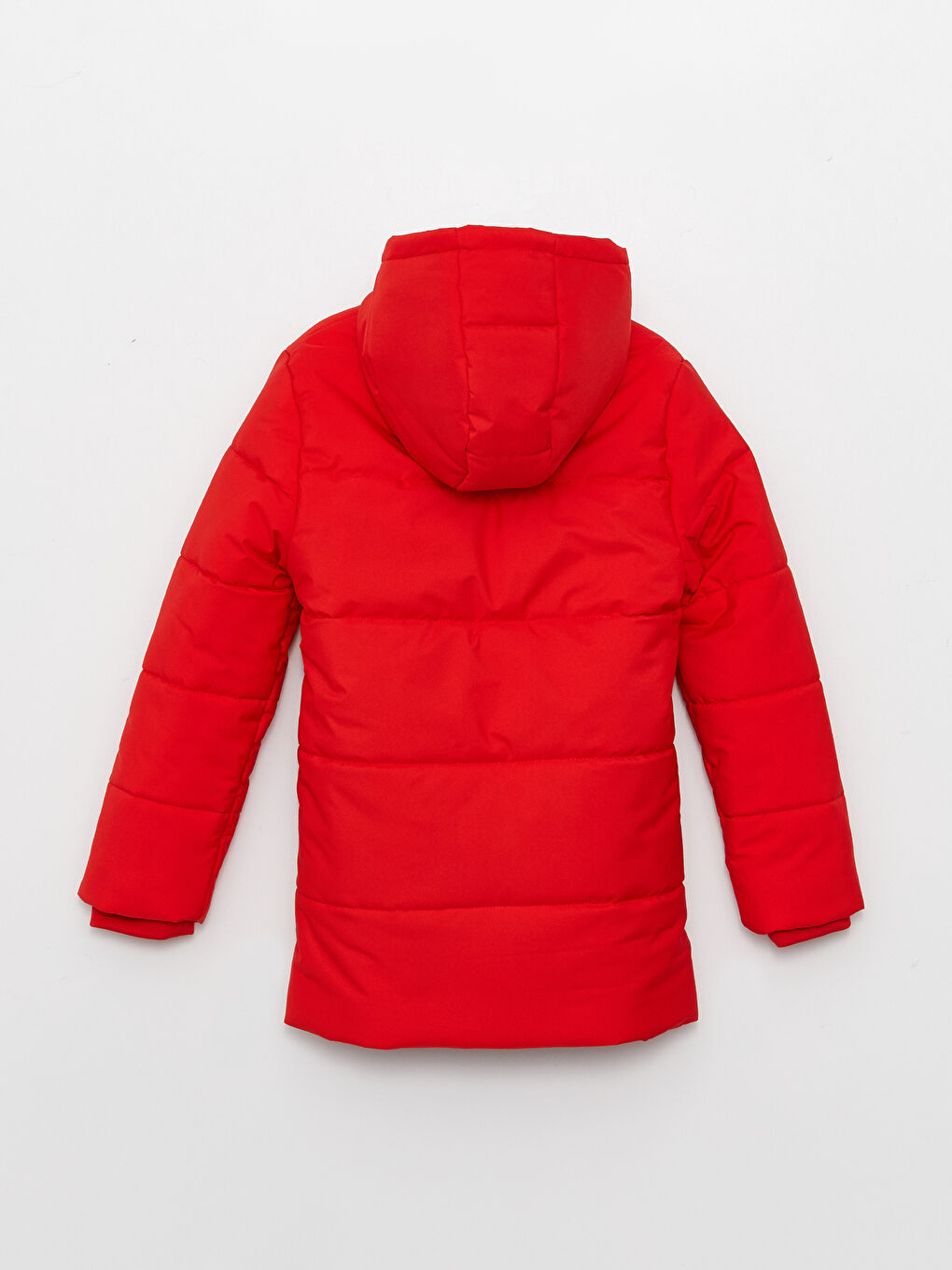 Turuncu Kapüşonlu Basic Erkek Çocuk Mont-1