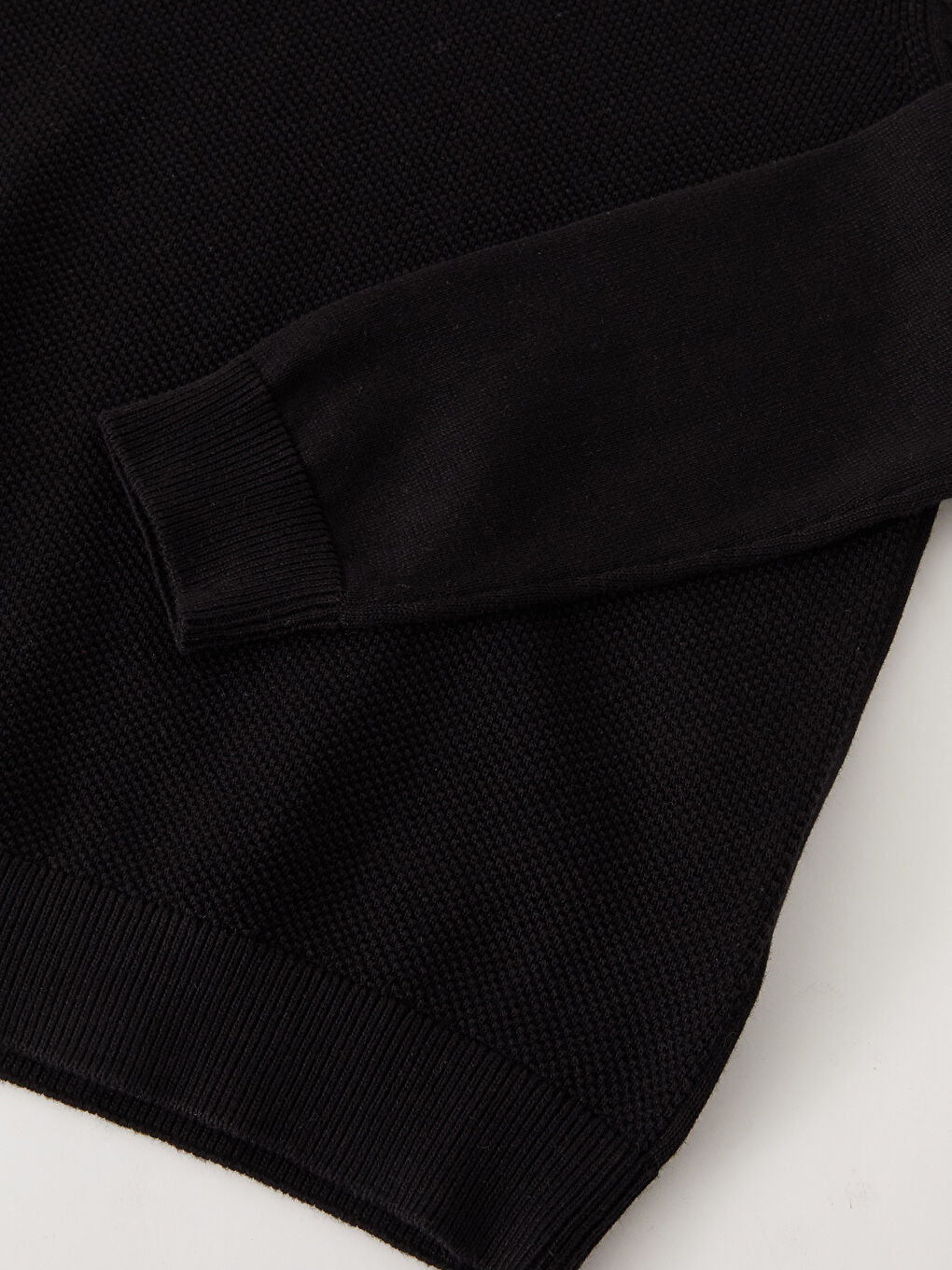 Crew Neck Basic Long Sleeve Boys' Knitwear Sweater-2