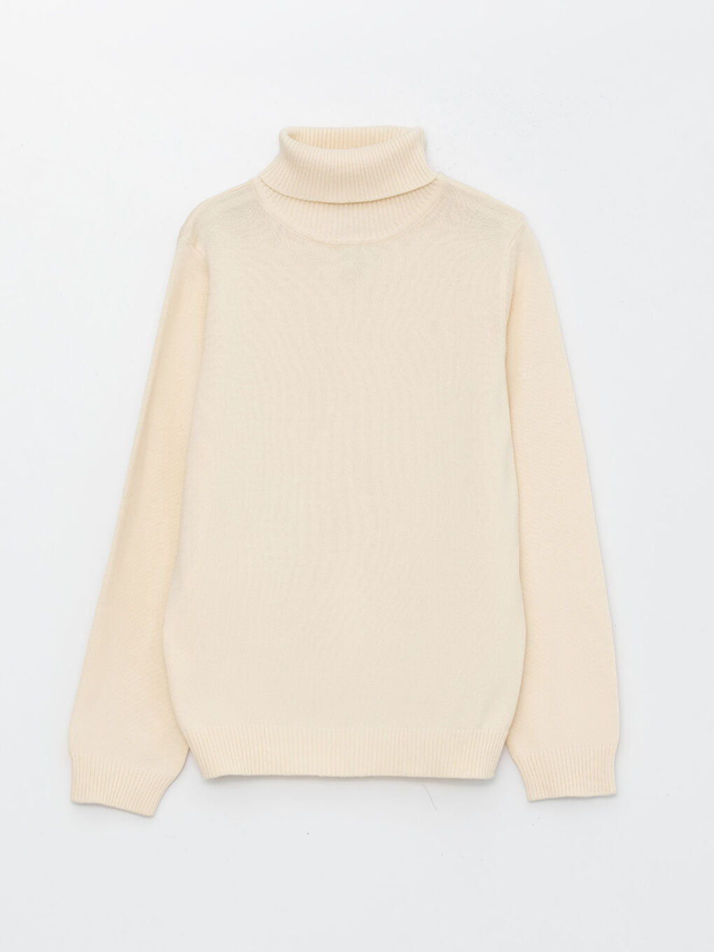 LCW Kids Rollkragen Basic Langarm Pullover für Jungen Strickpullover -W31495Z4-FF7