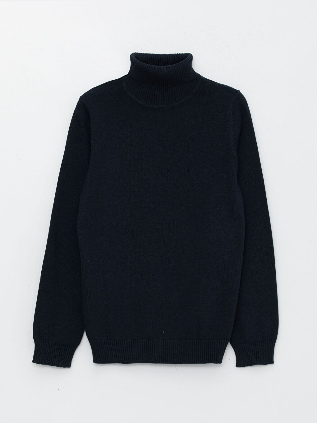 LCW Kids Turtleneck Basic Long Sleeve Boys' Knitwear Sweater -W31495Z4-RBY