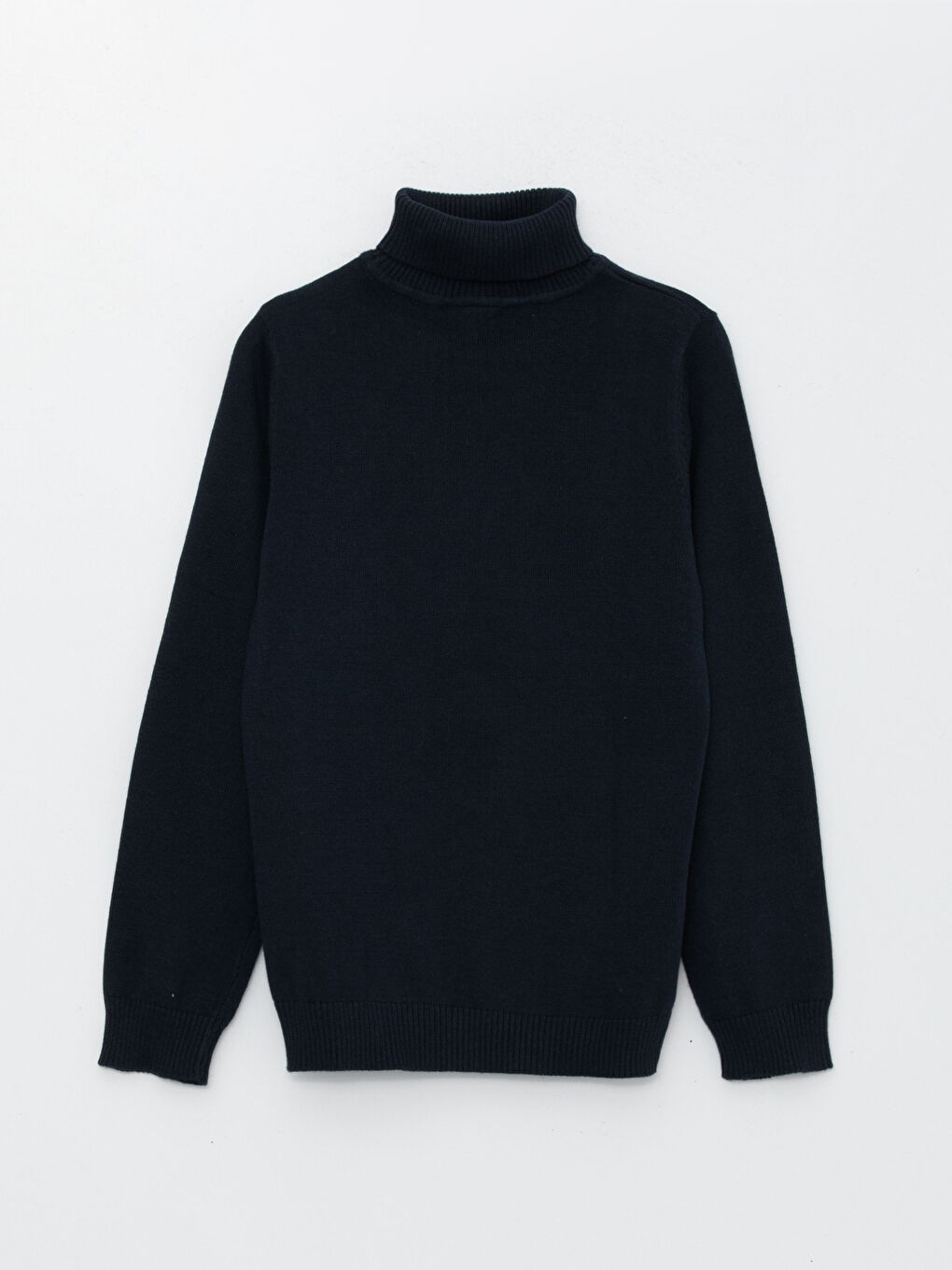 LCW Kids Turtleneck Basic Long Sleeve Boys' Knitwear Sweater -W31495Z4-RBY