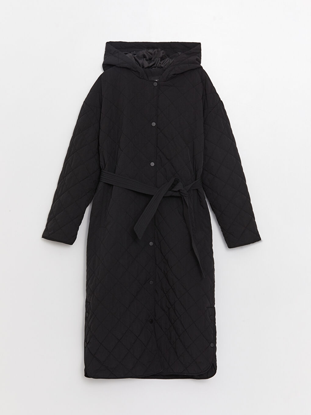 Hooded Quilted Women's Puffer Coat-6