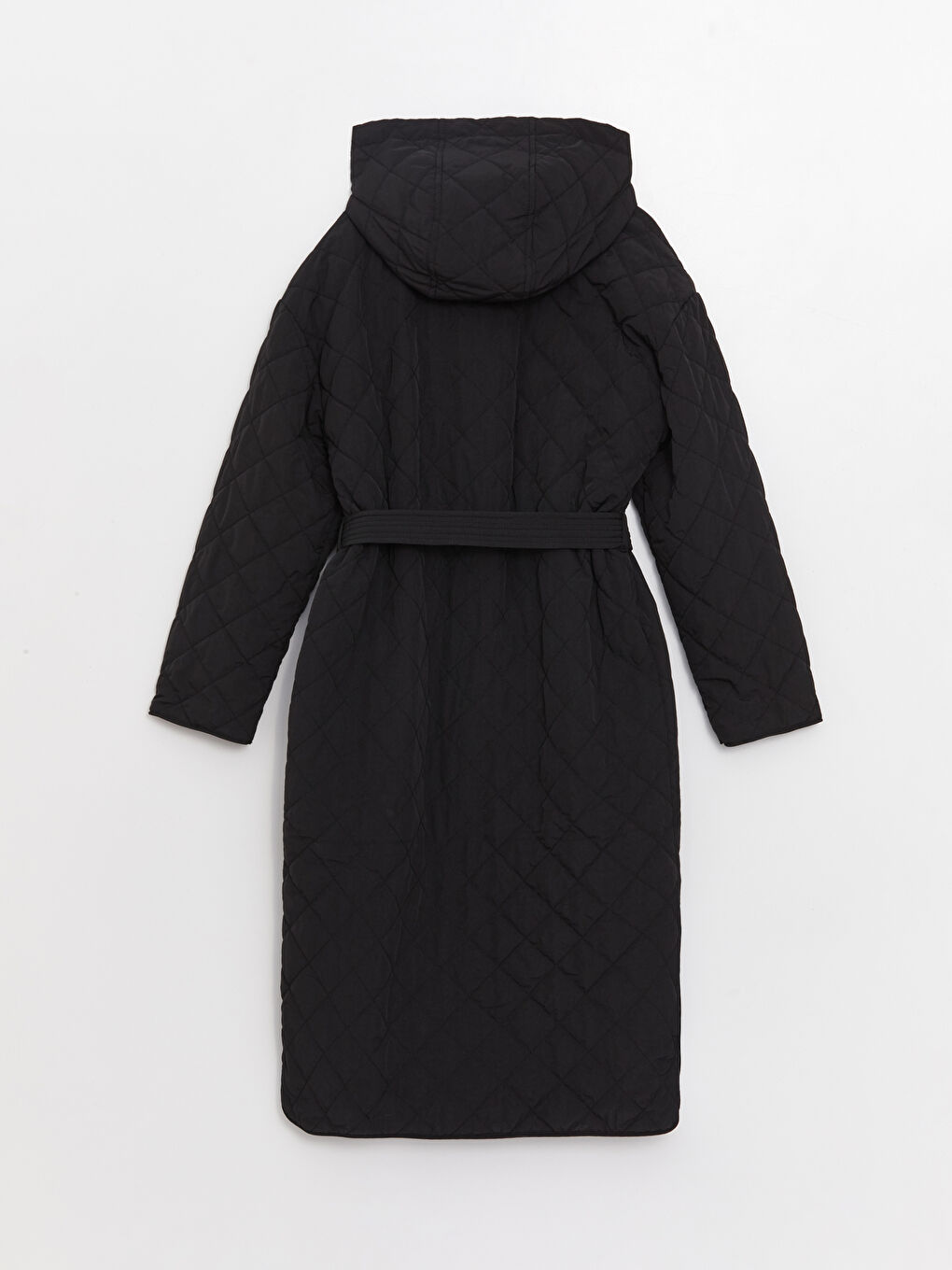 Hooded Quilted Women's Puffer Coat-7