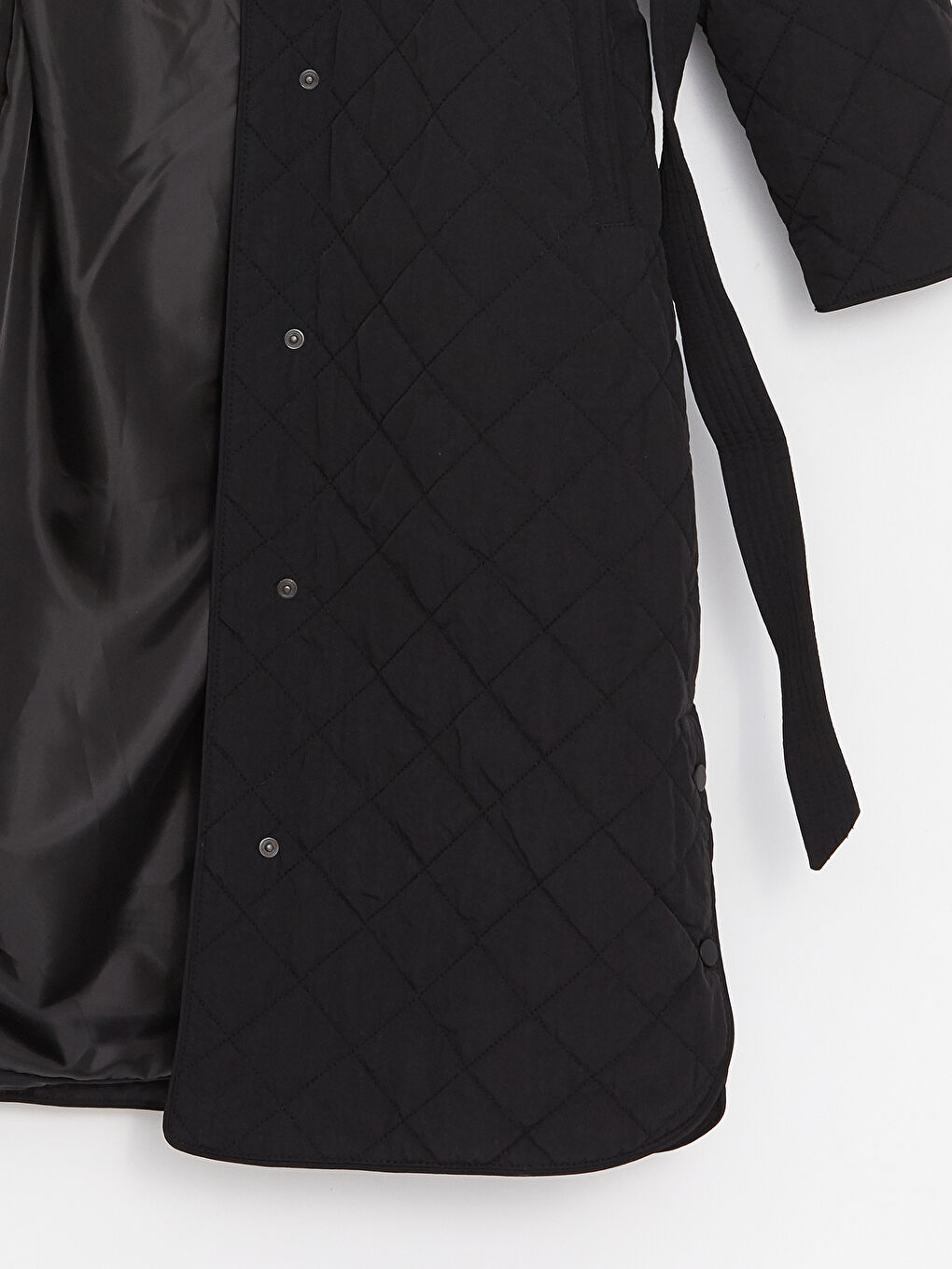 Hooded Quilted Women's Puffer Coat-8