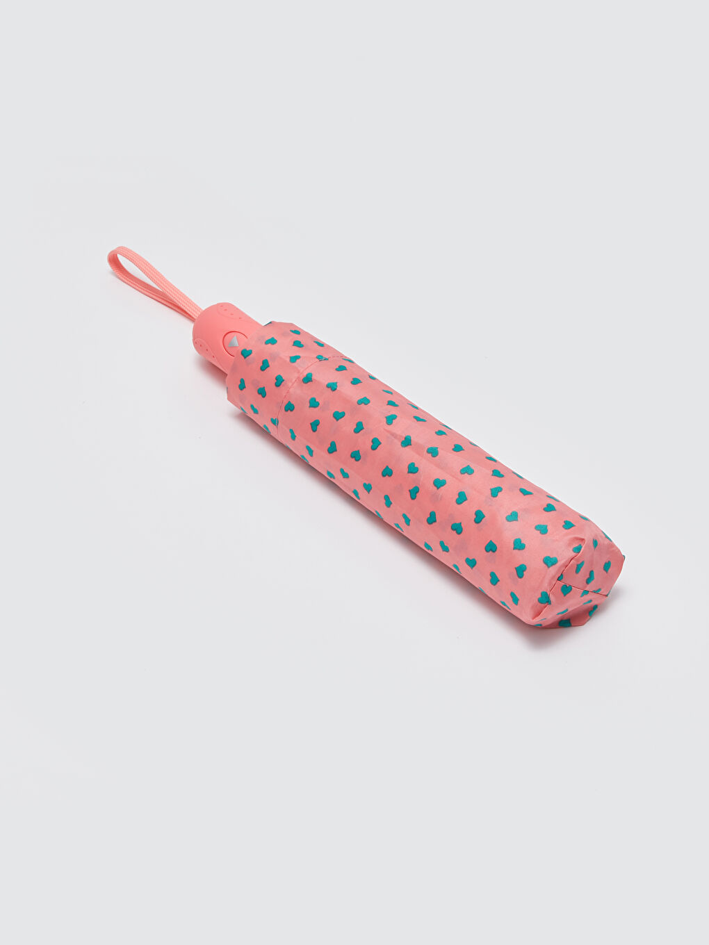 Karışık Kalp Desenli Kadın Şemsiye-1