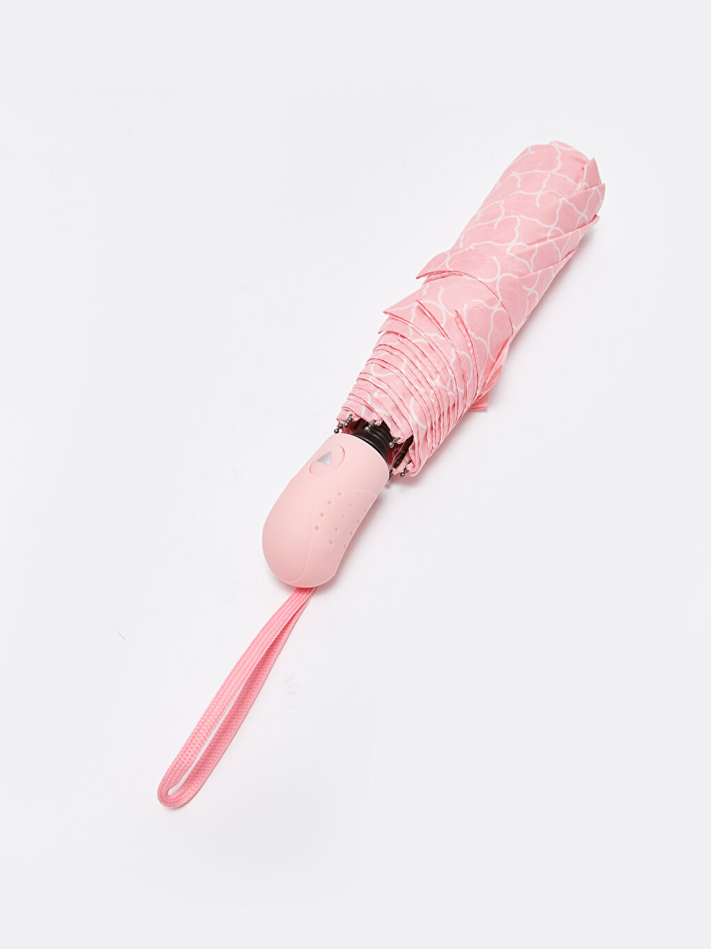 Pembe Desenli Katlamalı Şemsiye-2