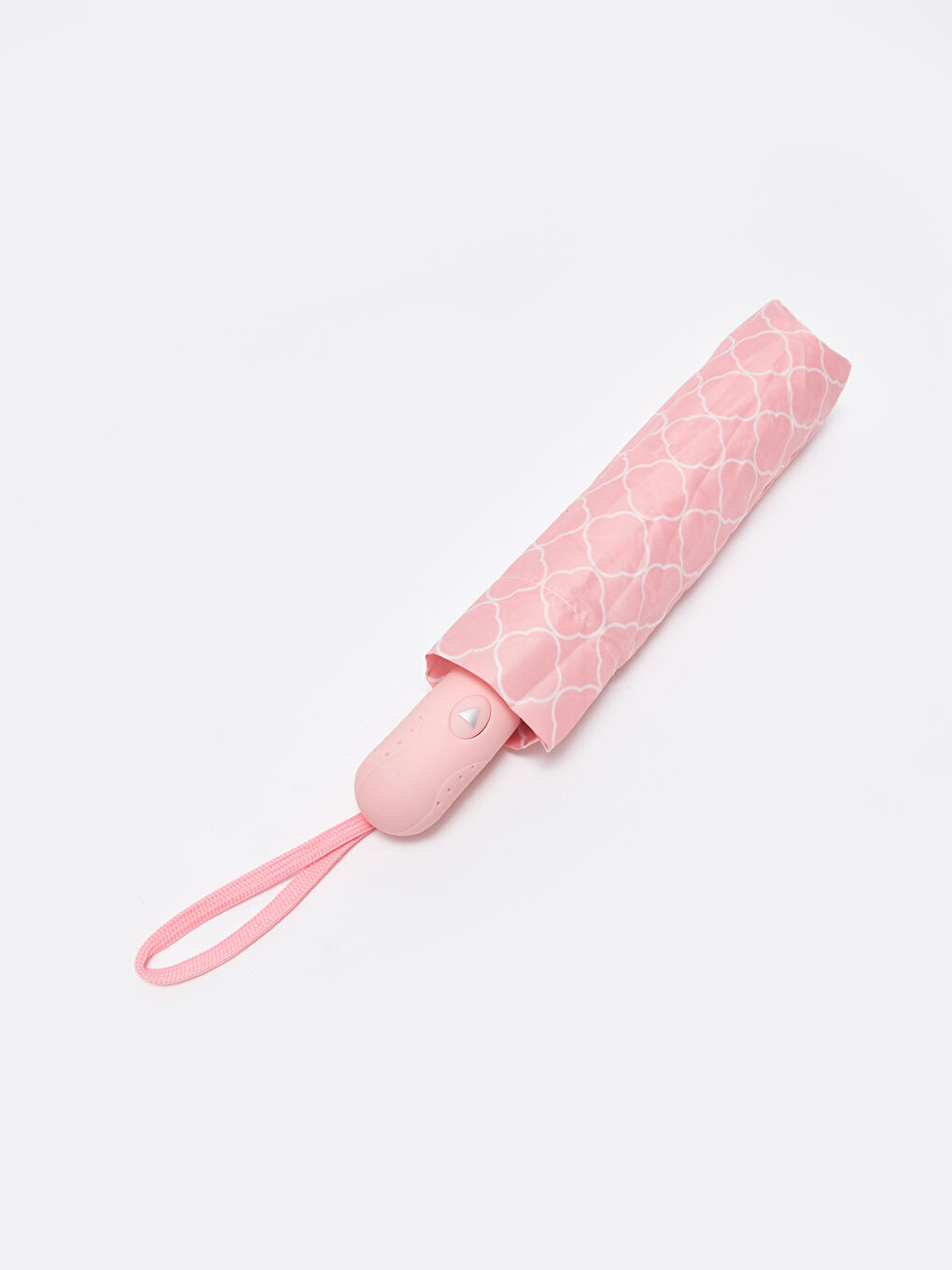 Pembe Desenli Katlamalı Şemsiye-3