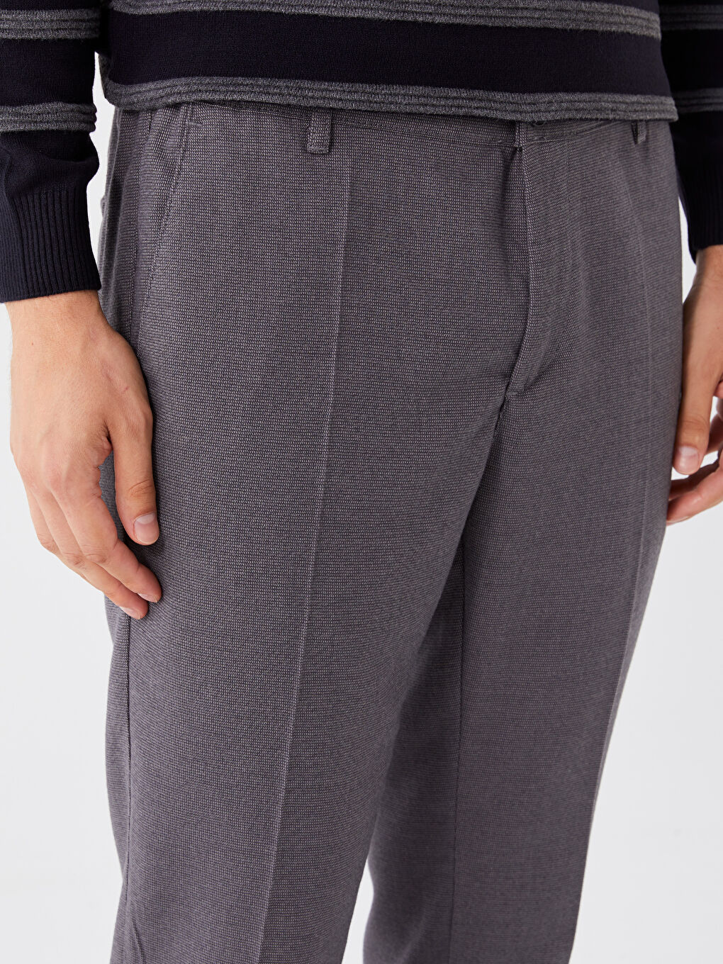 SOUTHBLUE Grey Mel - Lacivert Slim Fit Erkek Pantolon - 4