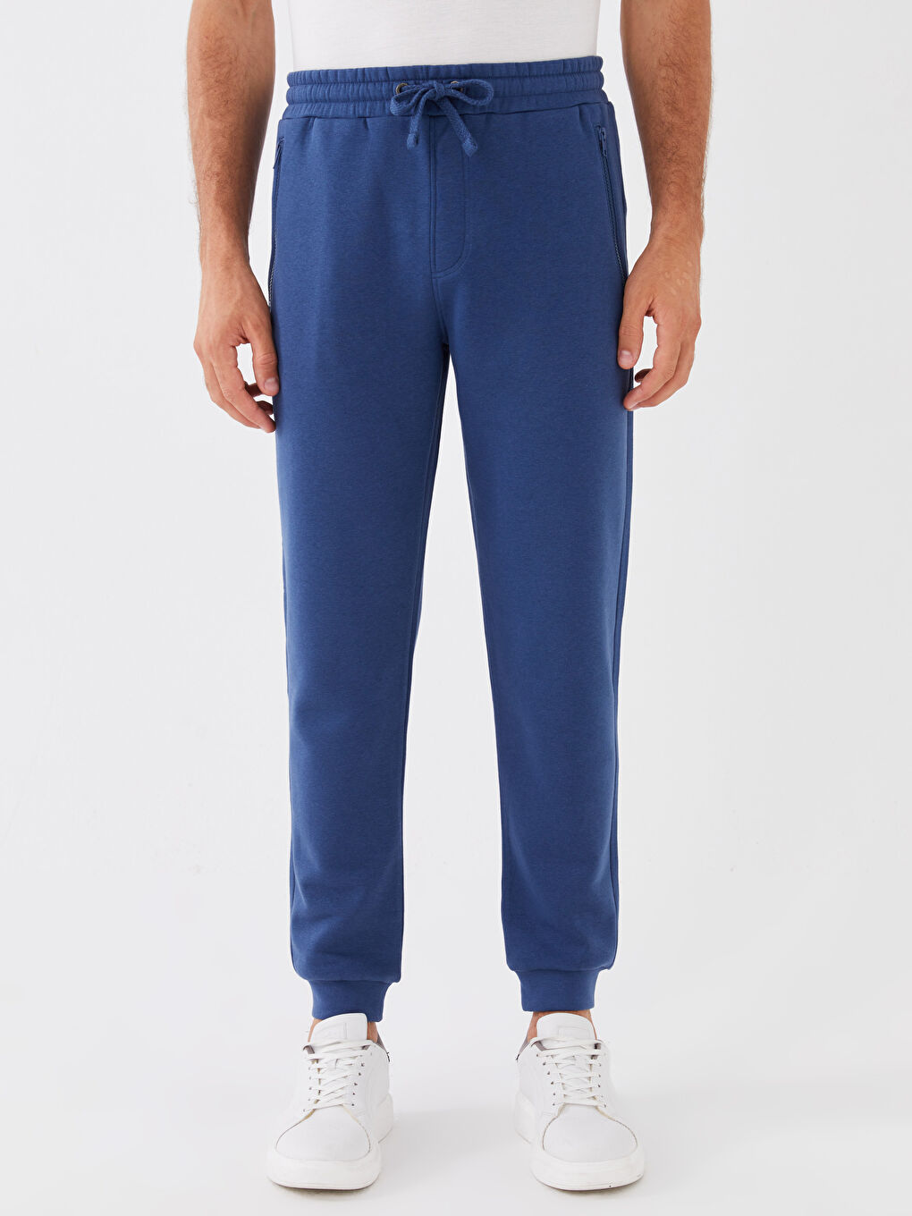 Pantaloni de trening groși cu croială standard pentru bărbați-2