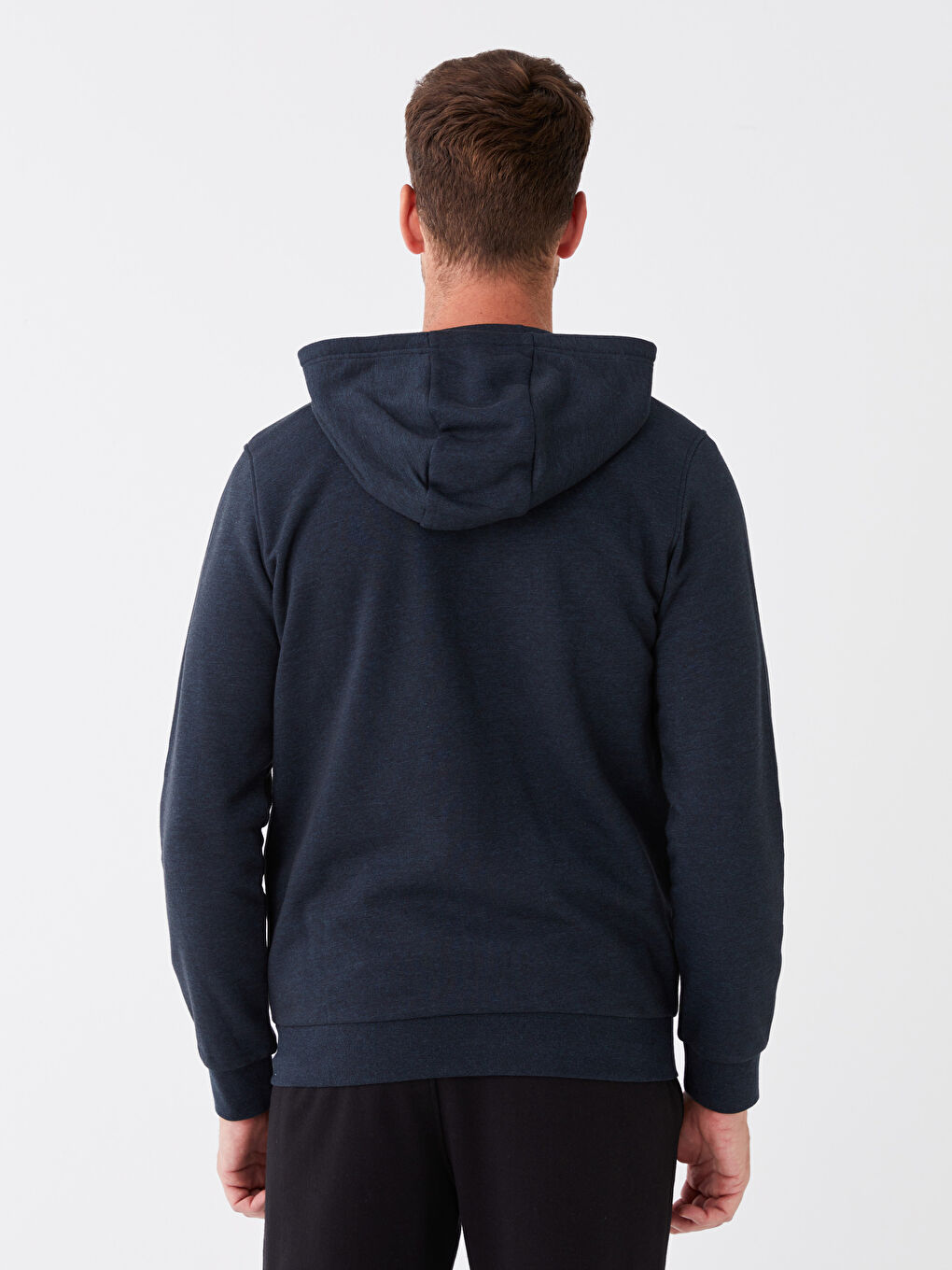 LCWAIKIKI Classic Kapuzensweatshirt mit Langarm für Herren, dick, mit Reißverschluss -W31657Z8-LAJ