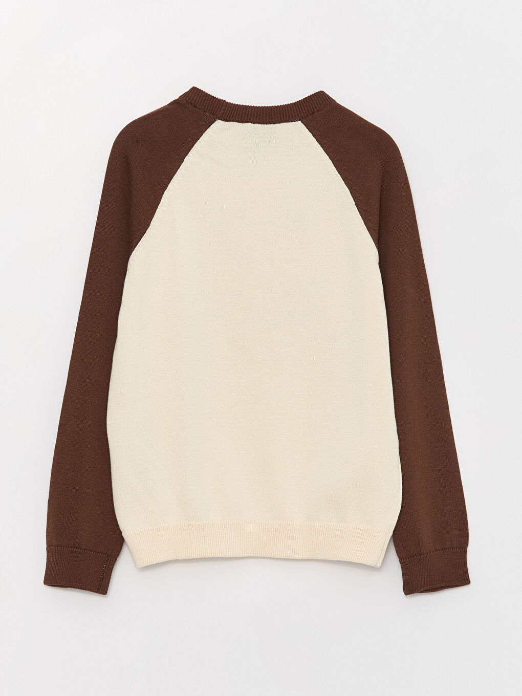LCW Kids Rundhalsausschnitt Gemusterter Langarm Jungen Strickpullover -W31665Z4-FDV