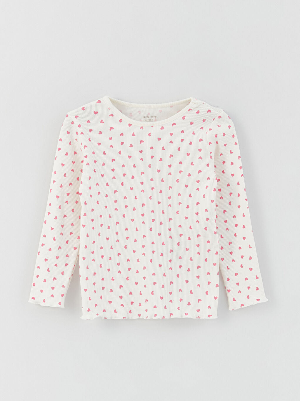 Bisiklet Yaka Desenli Yumuşak Dokulu Kız Bebek Pijama Takımı-3