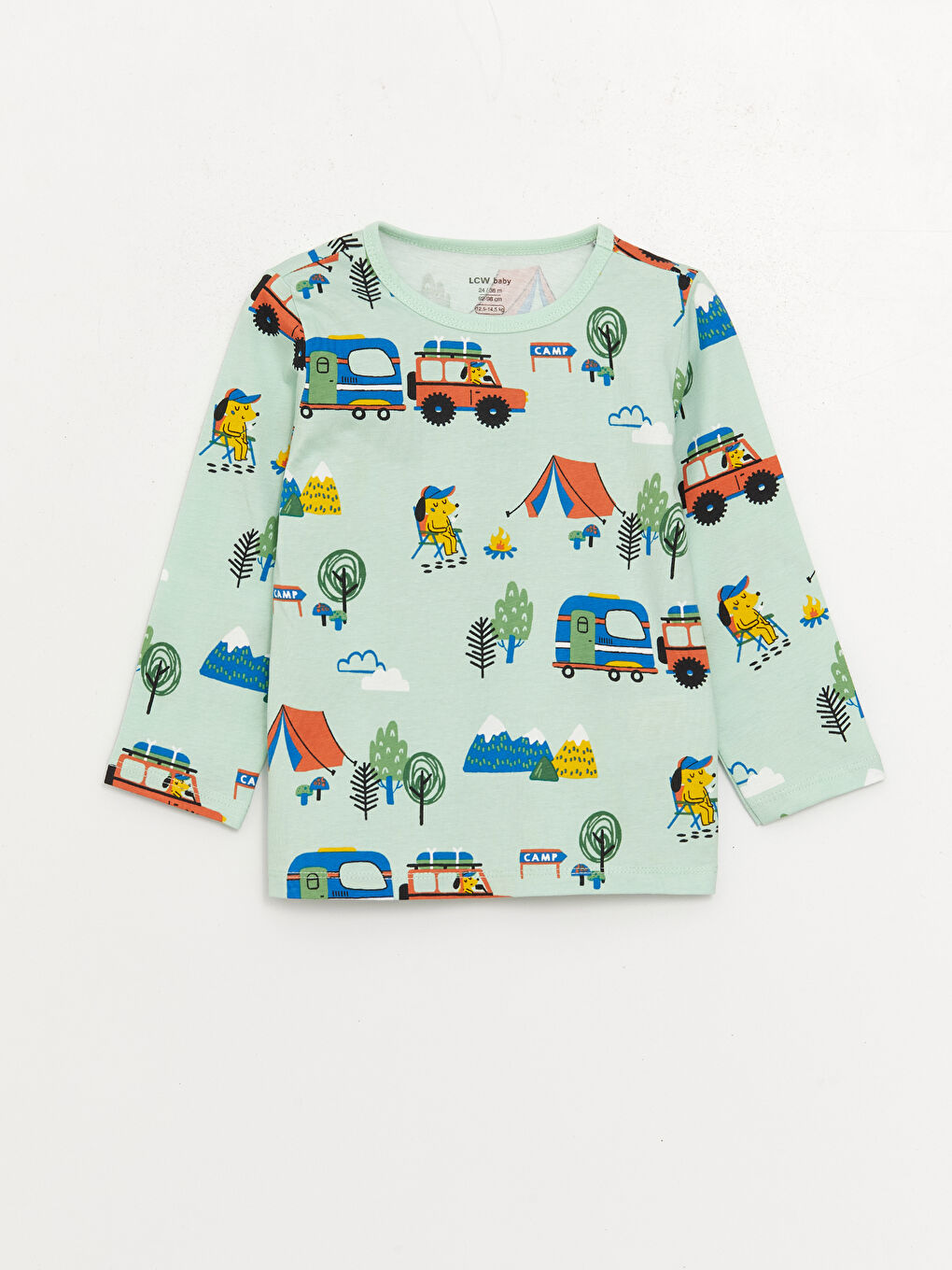 Ensemble de pyjama bébé garçon col rond manches longues lot de 2-1