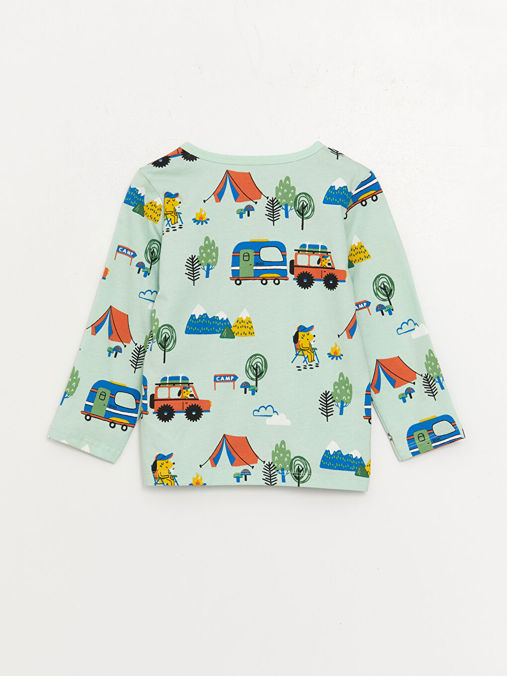 Ensemble de pyjama bébé garçon col rond manches longues lot de 2-2