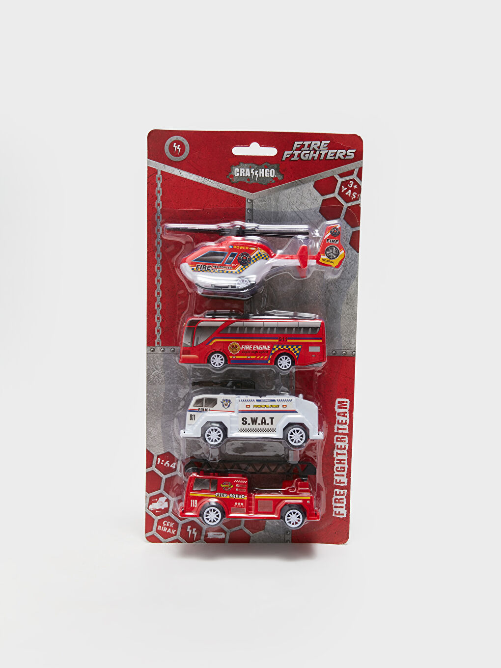 LCW ACCESSORIES Oyuncak İtfaiye Araç Seti 4'lü - 1