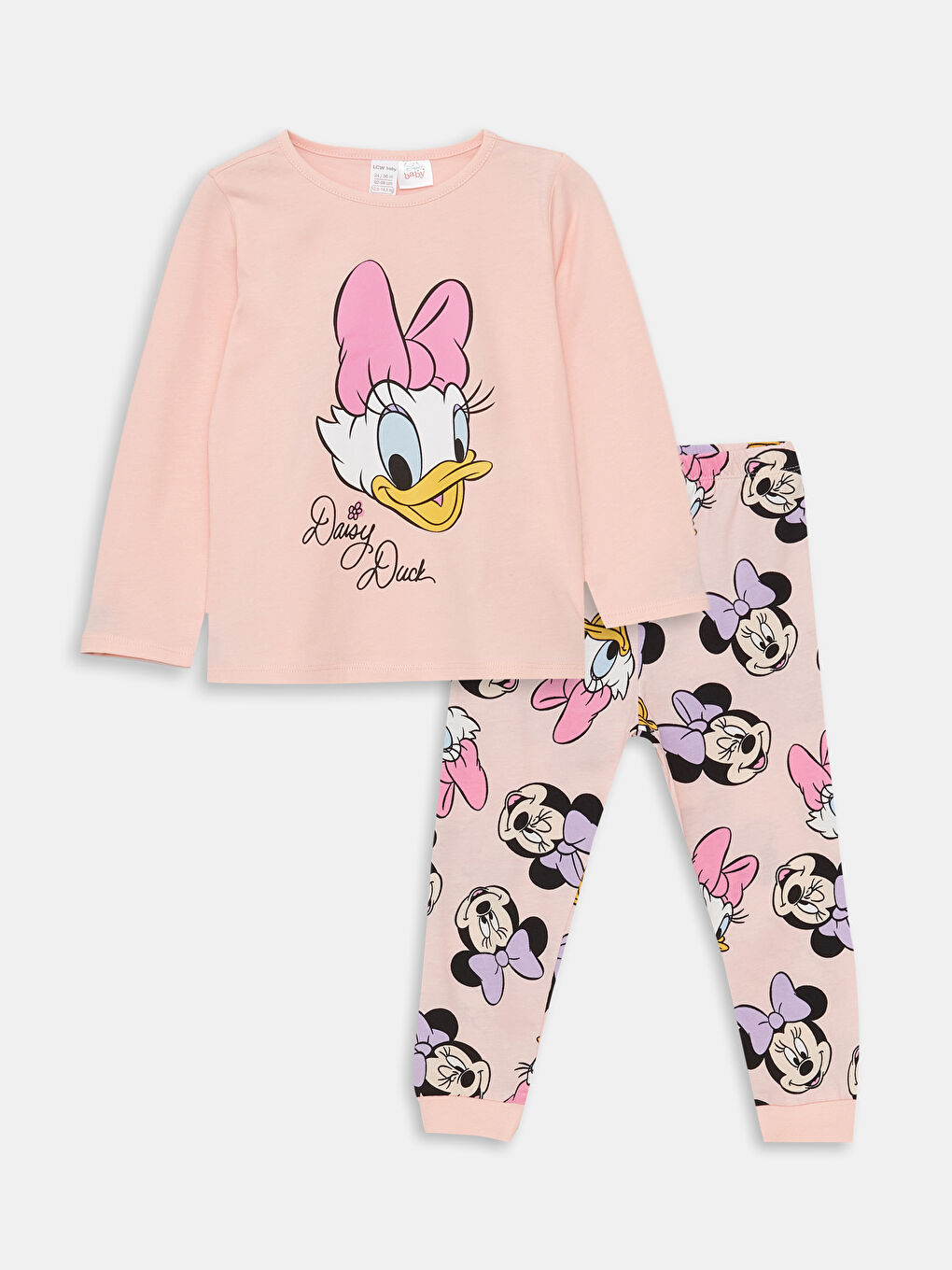 LCW baby Daisy Duck Printed Baby Girl Pajamas Set -W31733Z1-FWH